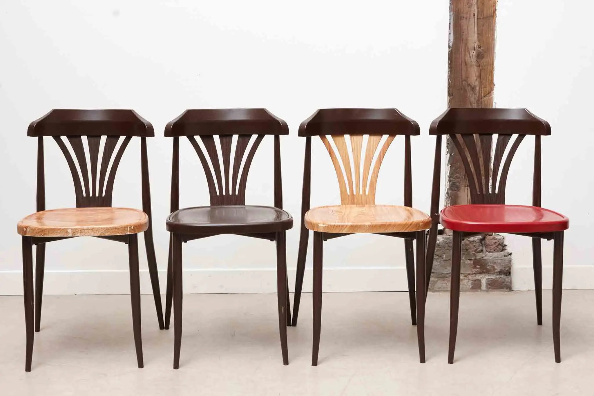 Chaise bistrot plastique Cartel de Belleville