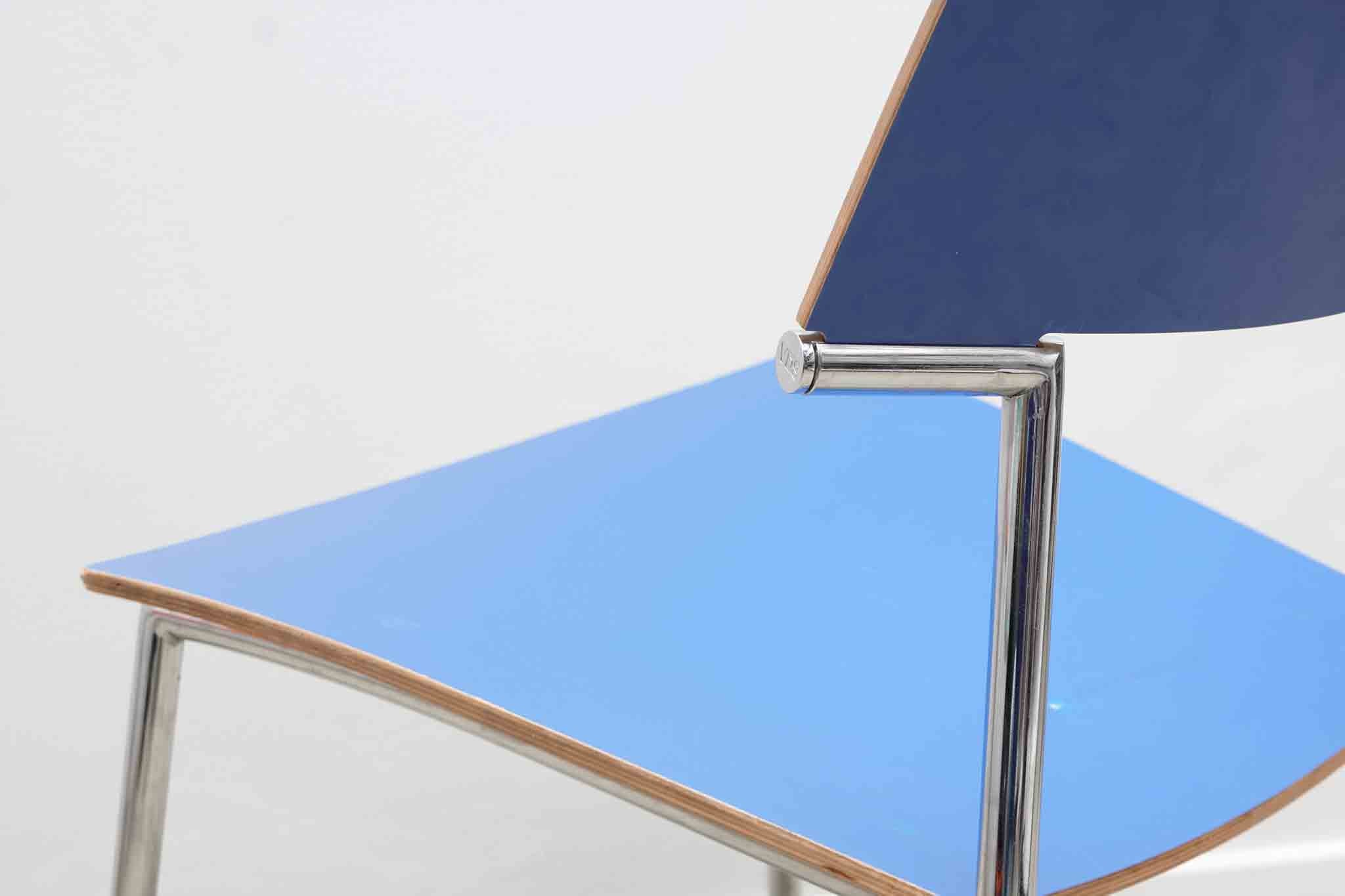 Chaise Gijs Van der Sluis colorée Cartel de Belleville