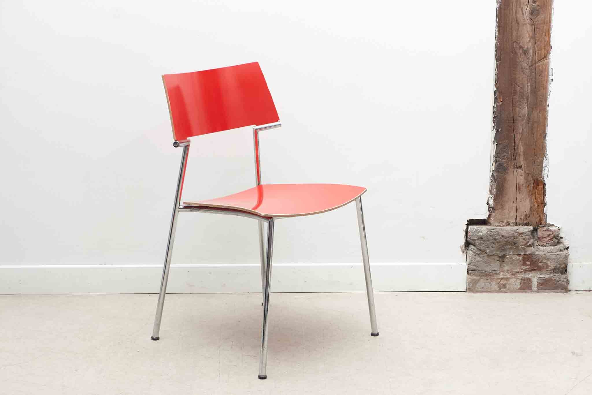 Chaise Gijs Van der Sluis colorée Cartel de Belleville