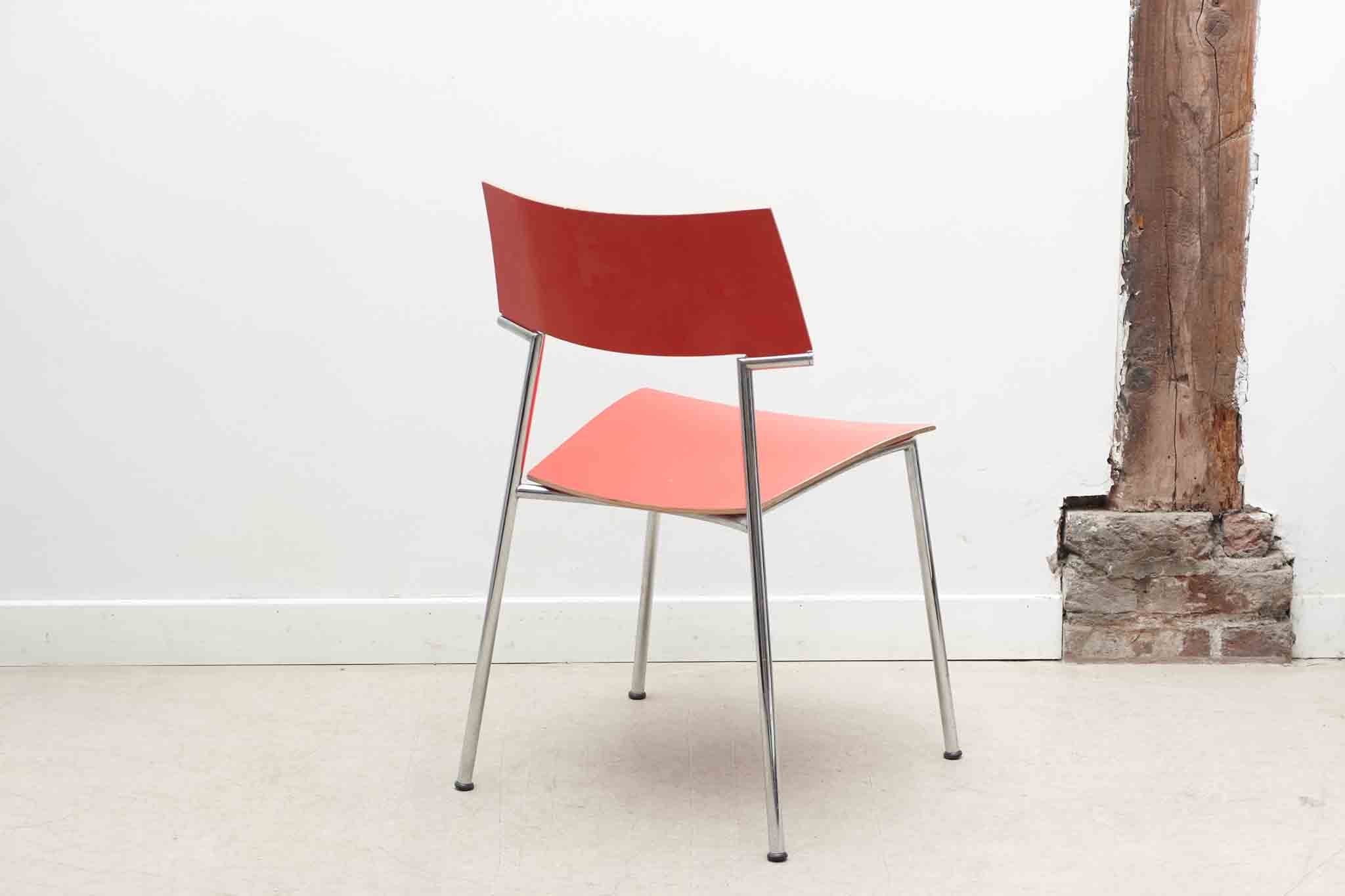 Chaise Gijs Van der Sluis colorée Cartel de Belleville