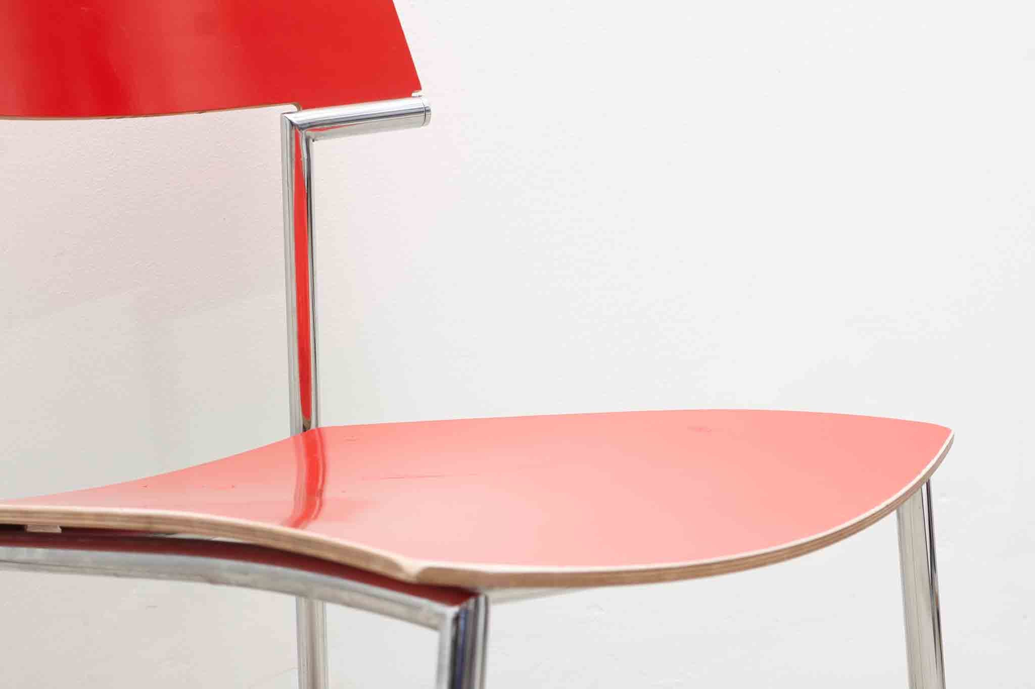 Chaise Gijs Van der Sluis colorée Cartel de Belleville