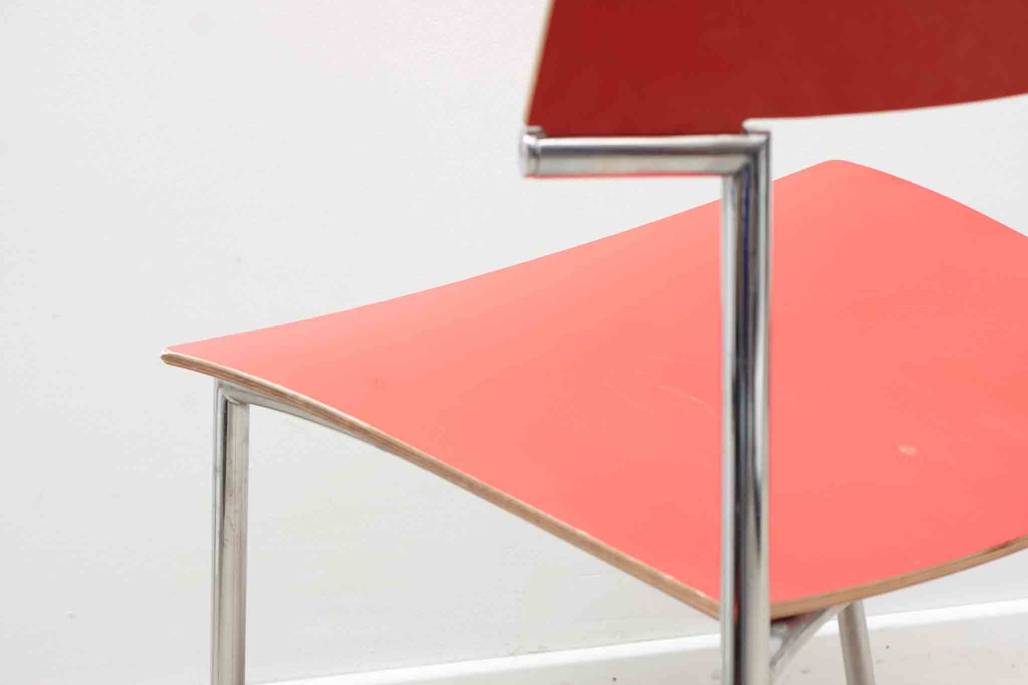 Chaise Gijs Van der Sluis colorée Cartel de Belleville