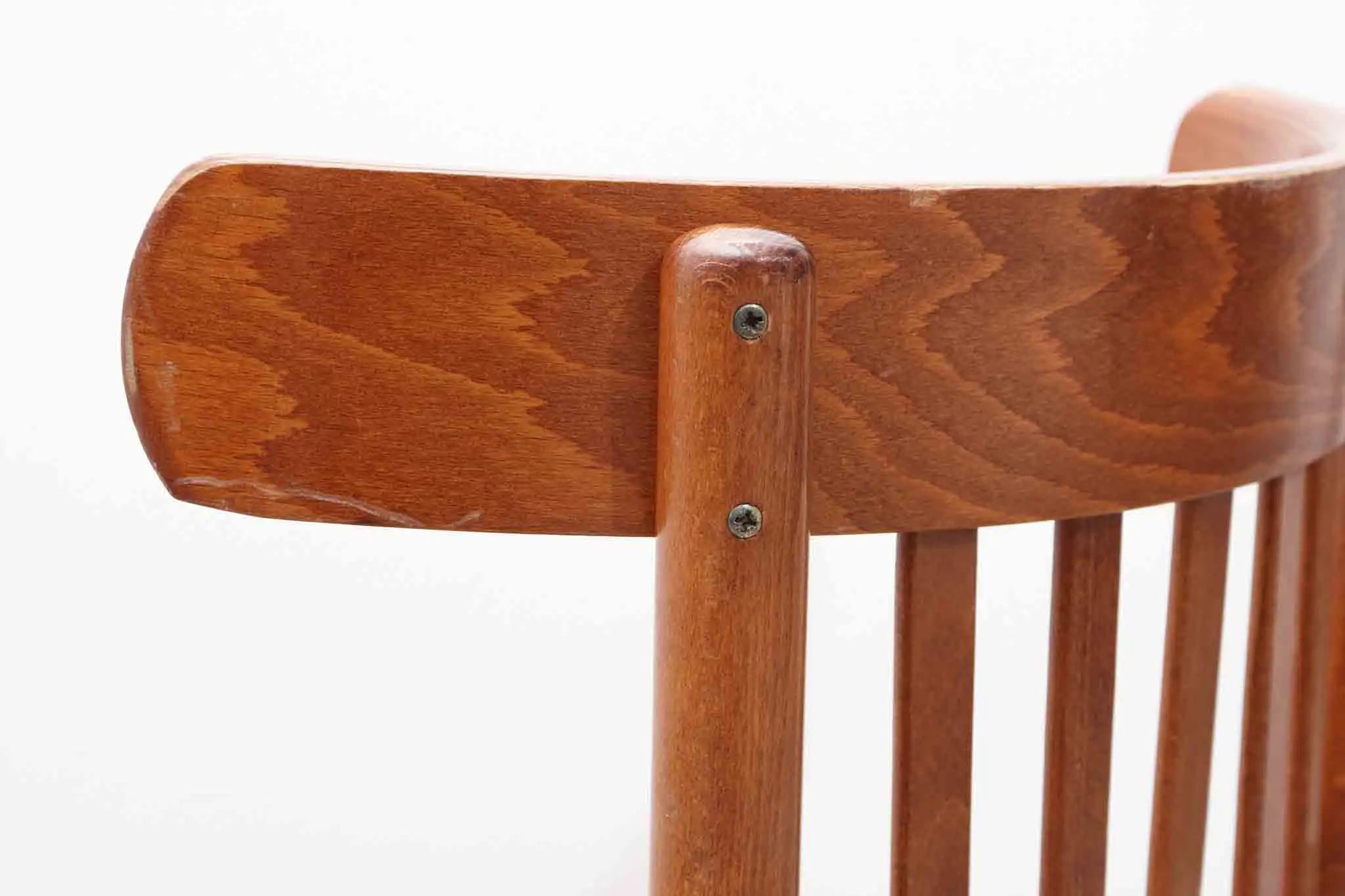 Chaise bistrot style Baumann caramel Cartel de Belleville