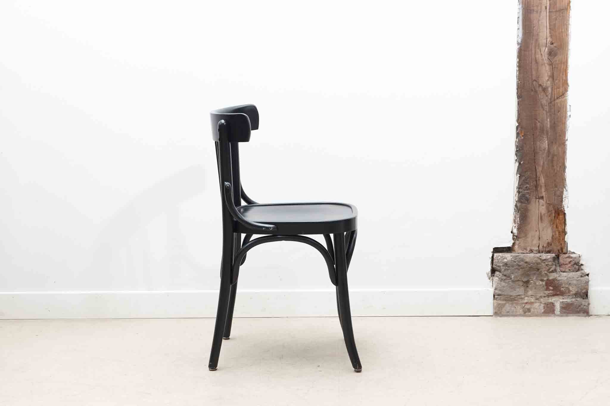 Chaise bistrot style Baumann noir