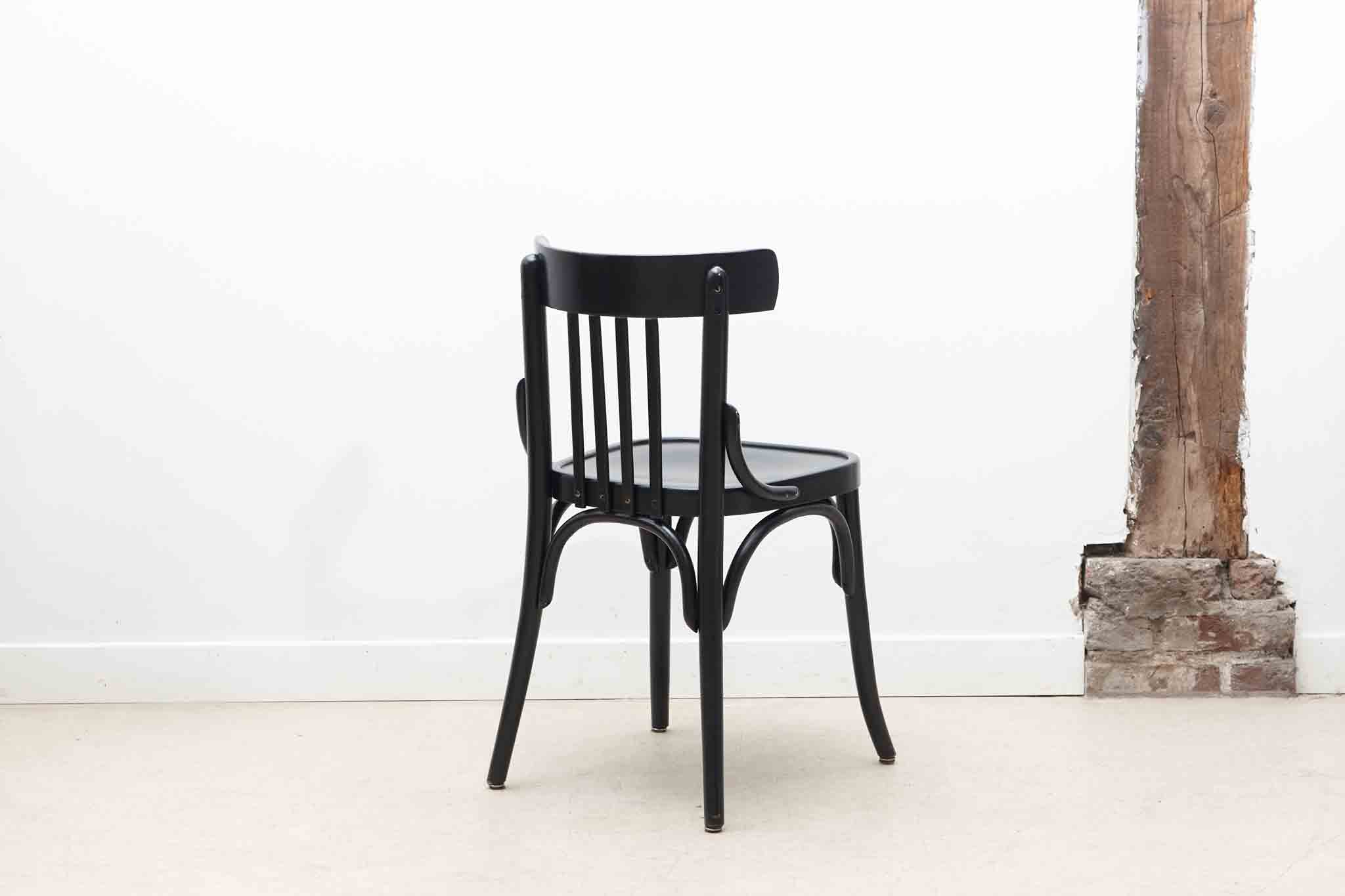 Chaise bistrot style Baumann noir