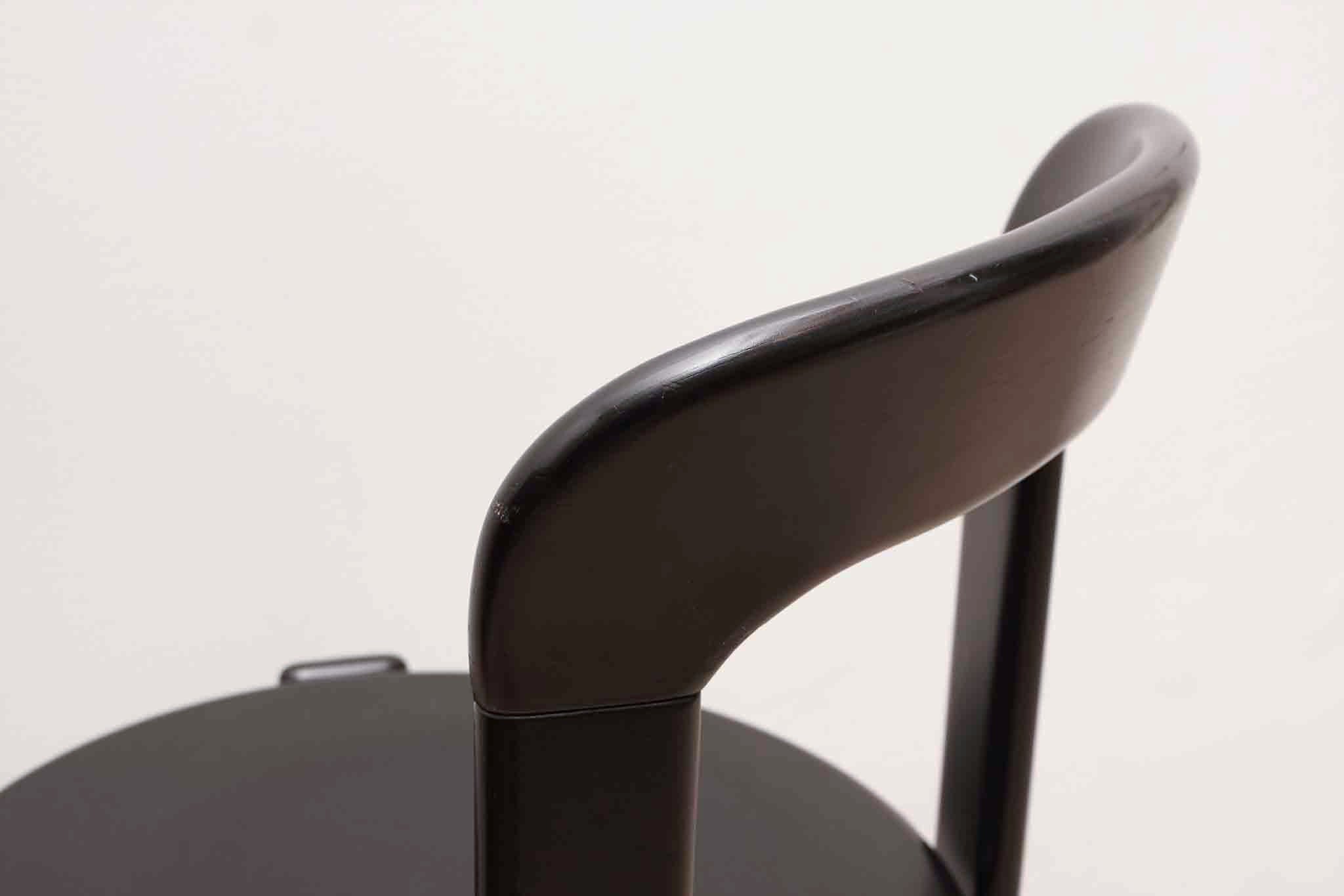 Chaise Kusch+co Bruno Rey noire