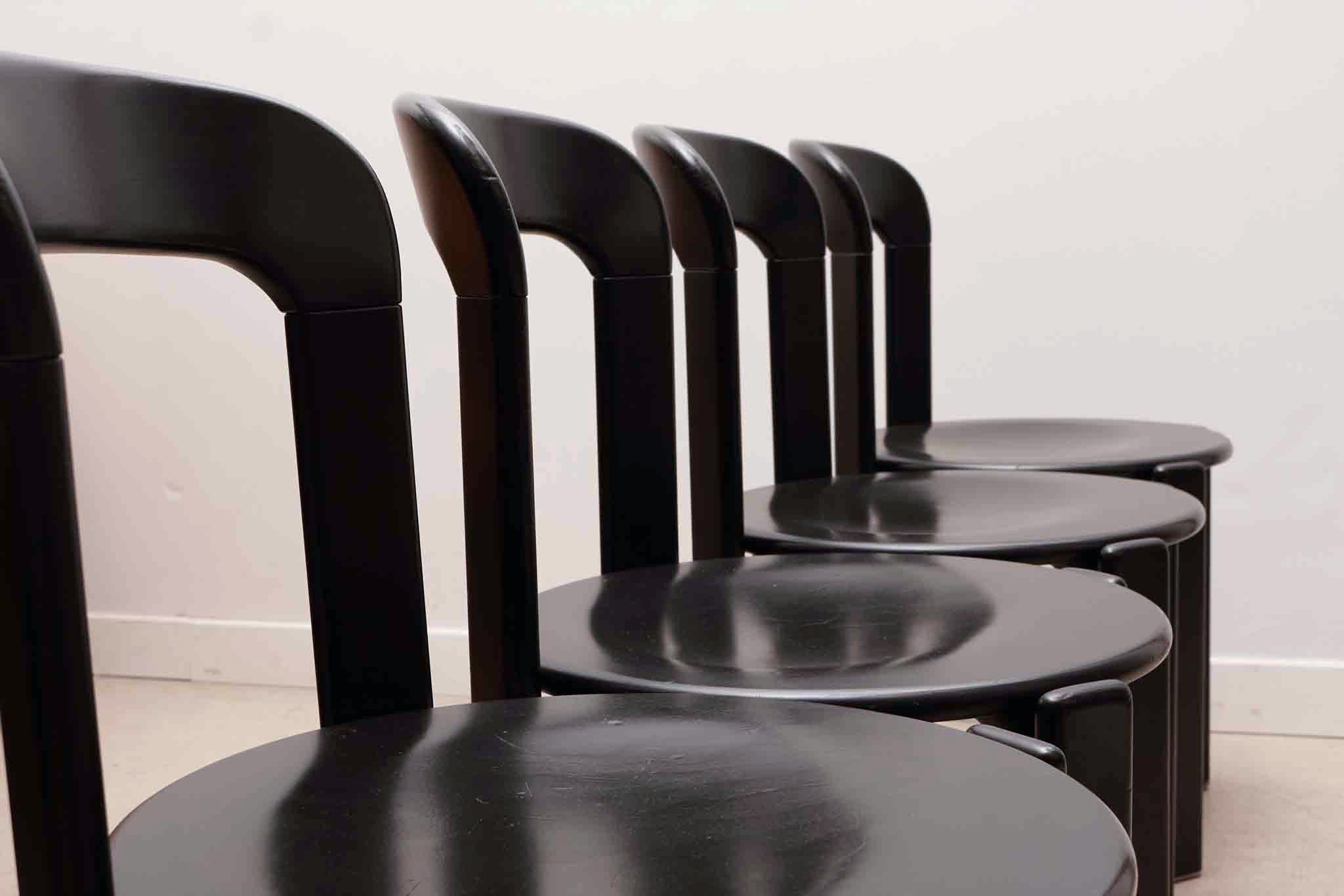 Chaise Kusch+co Bruno Rey noire