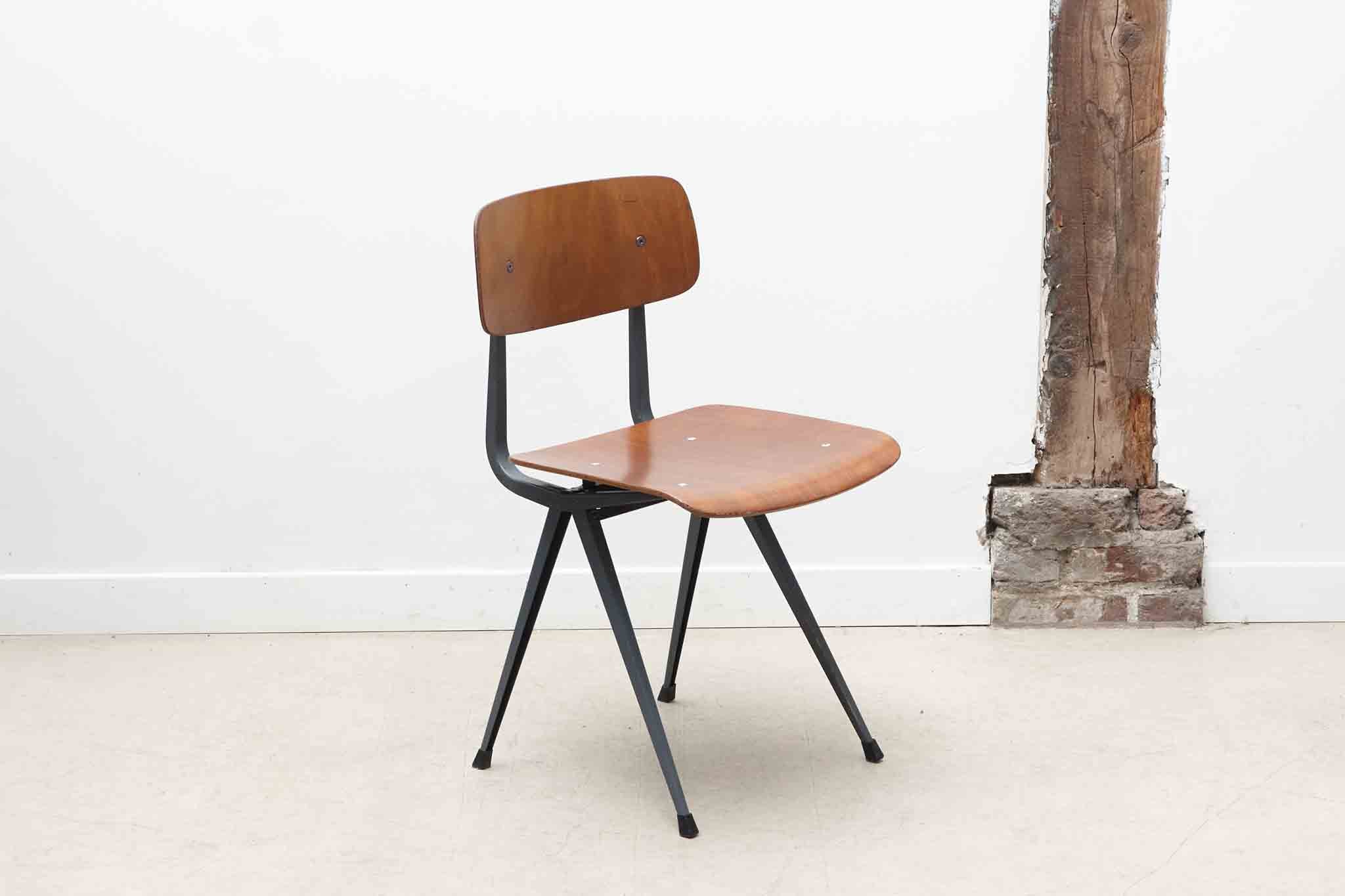 Chaise "Result" Friso Kramer chêne et gris Cartel de Belleville
