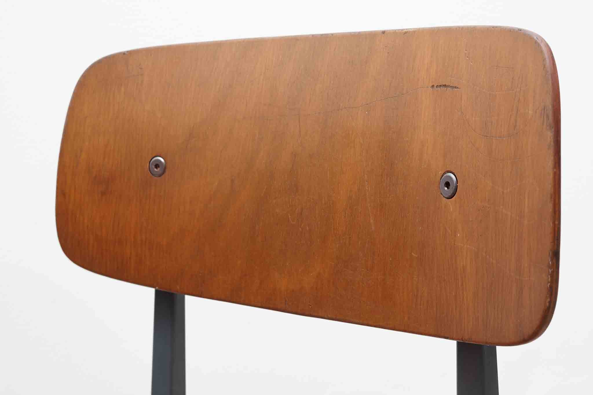 Chaise "Result" Friso Kramer chêne et gris Cartel de Belleville