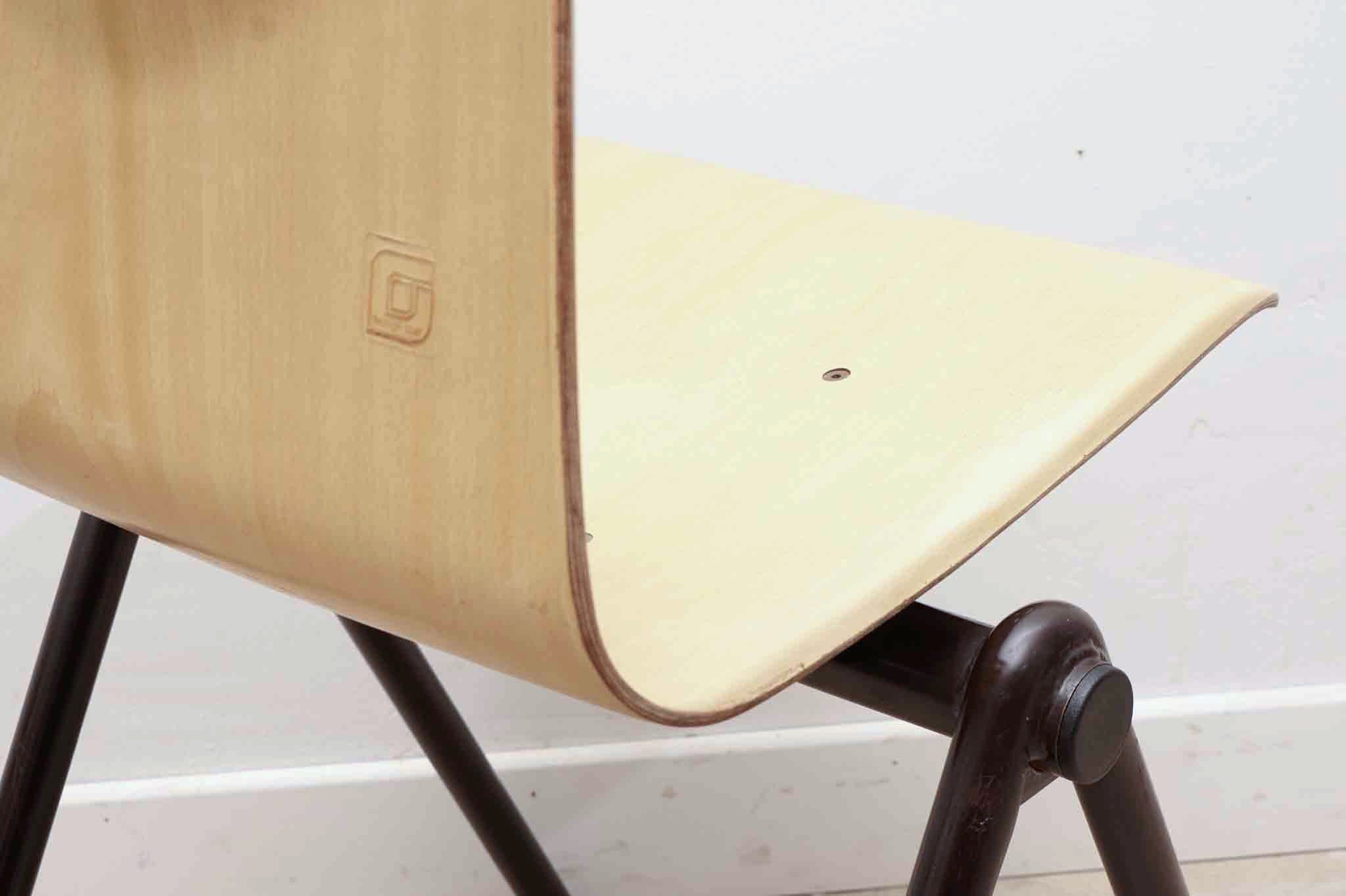 Chaise Galvanitas S30 naturel / marron