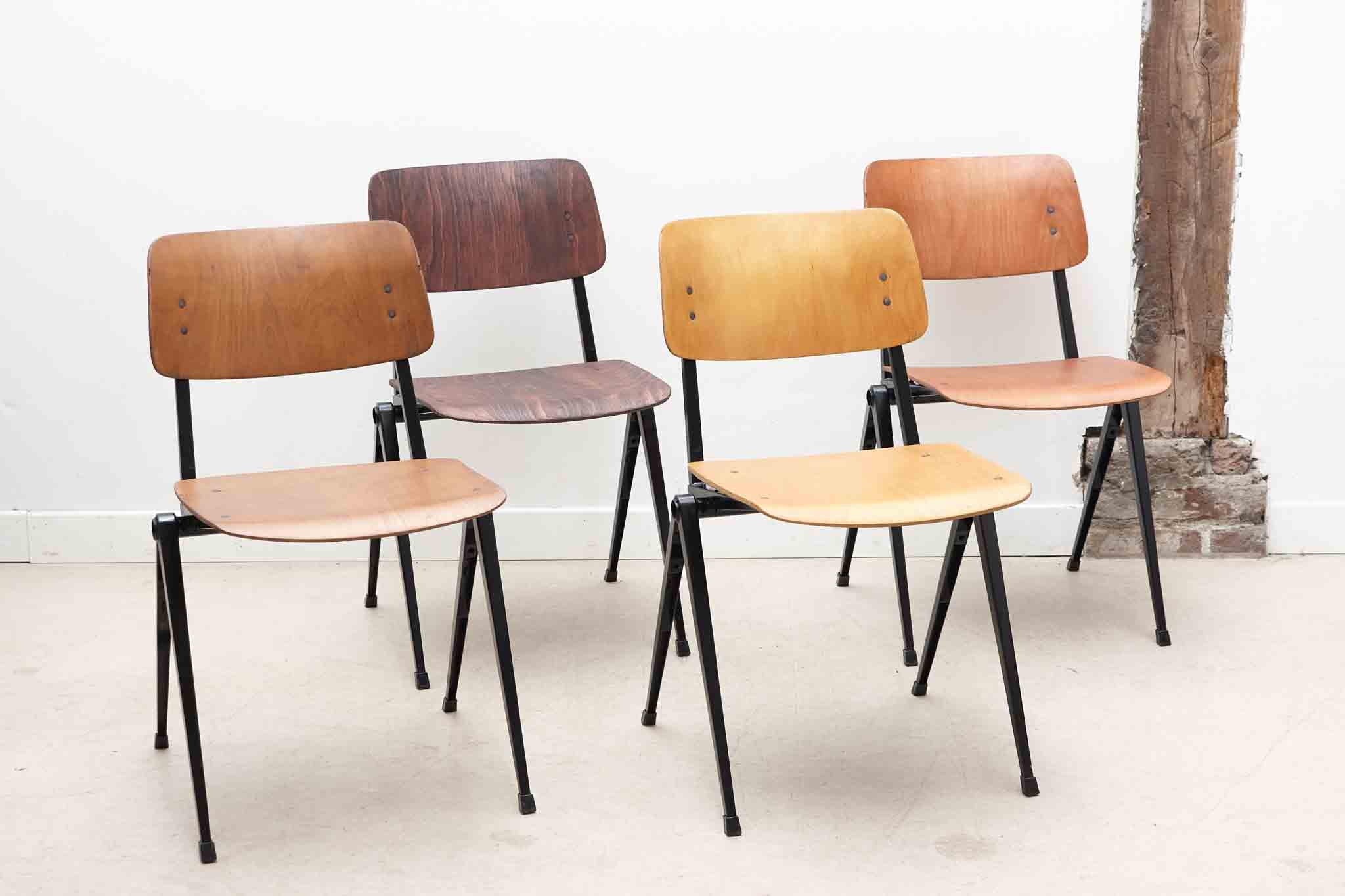 Chaise empilable Marko noir