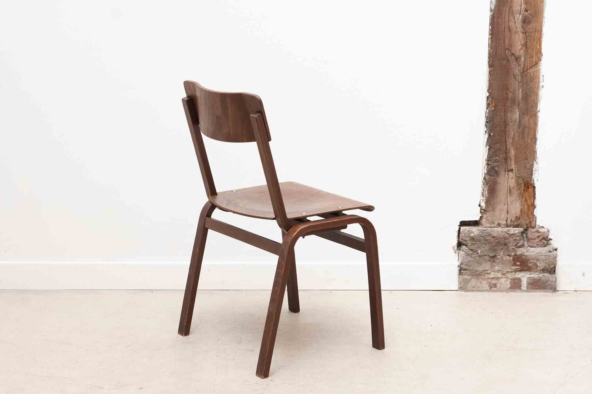 Chaise style scandinave ébène