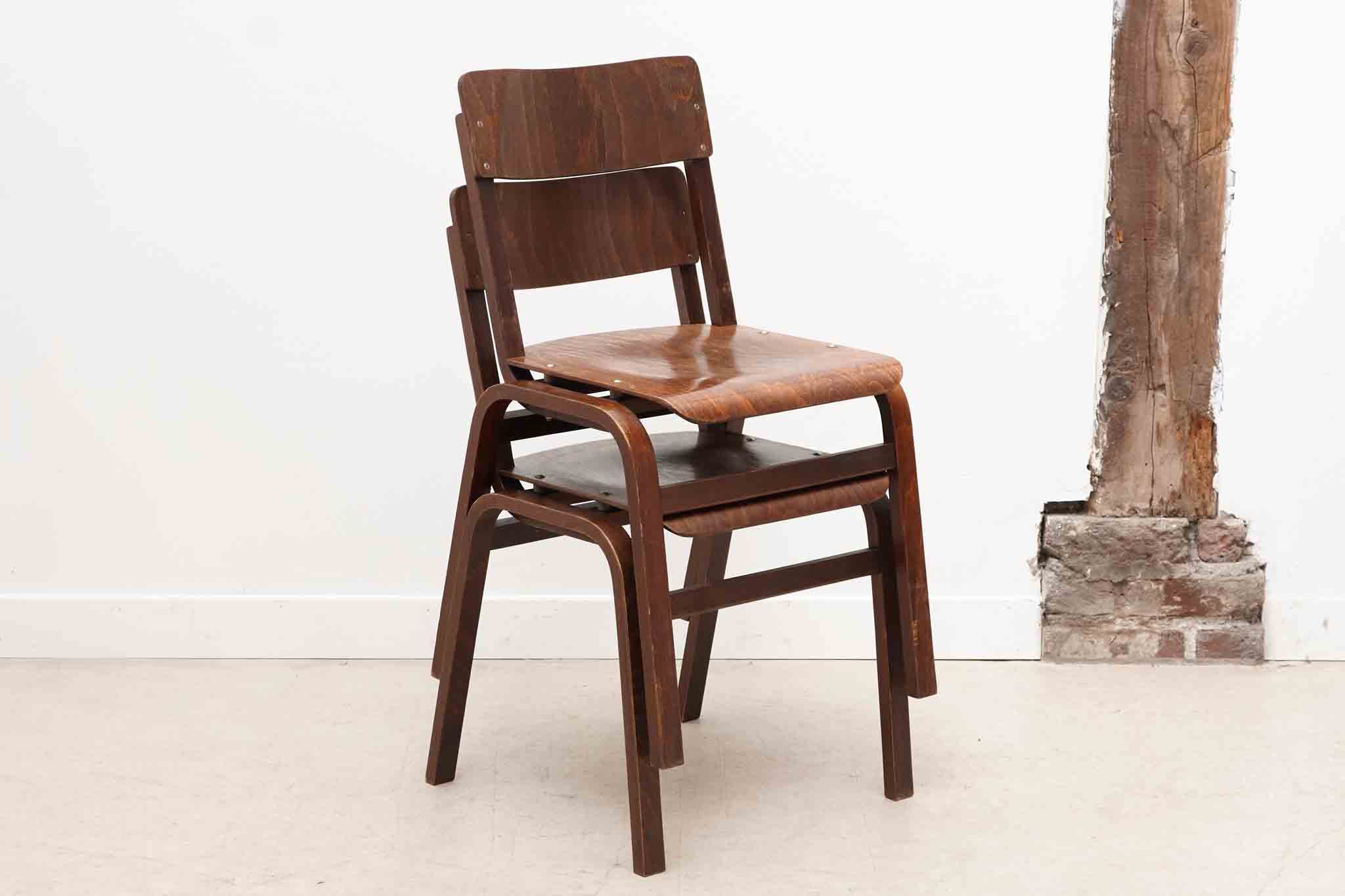 Chaise style scandinave ébène