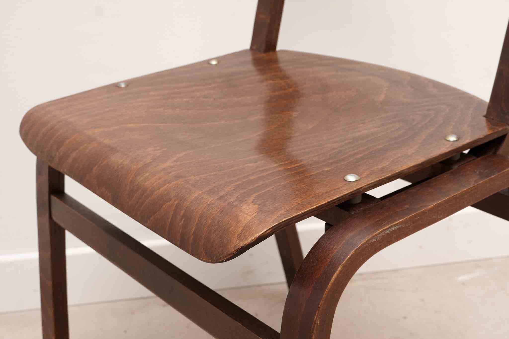 Chaise style scandinave ébène