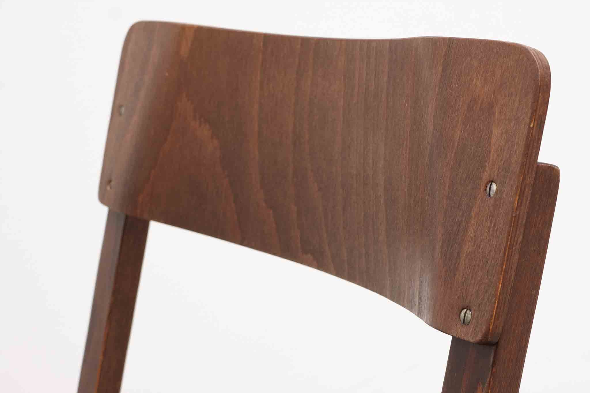 Chaise style scandinave ébène