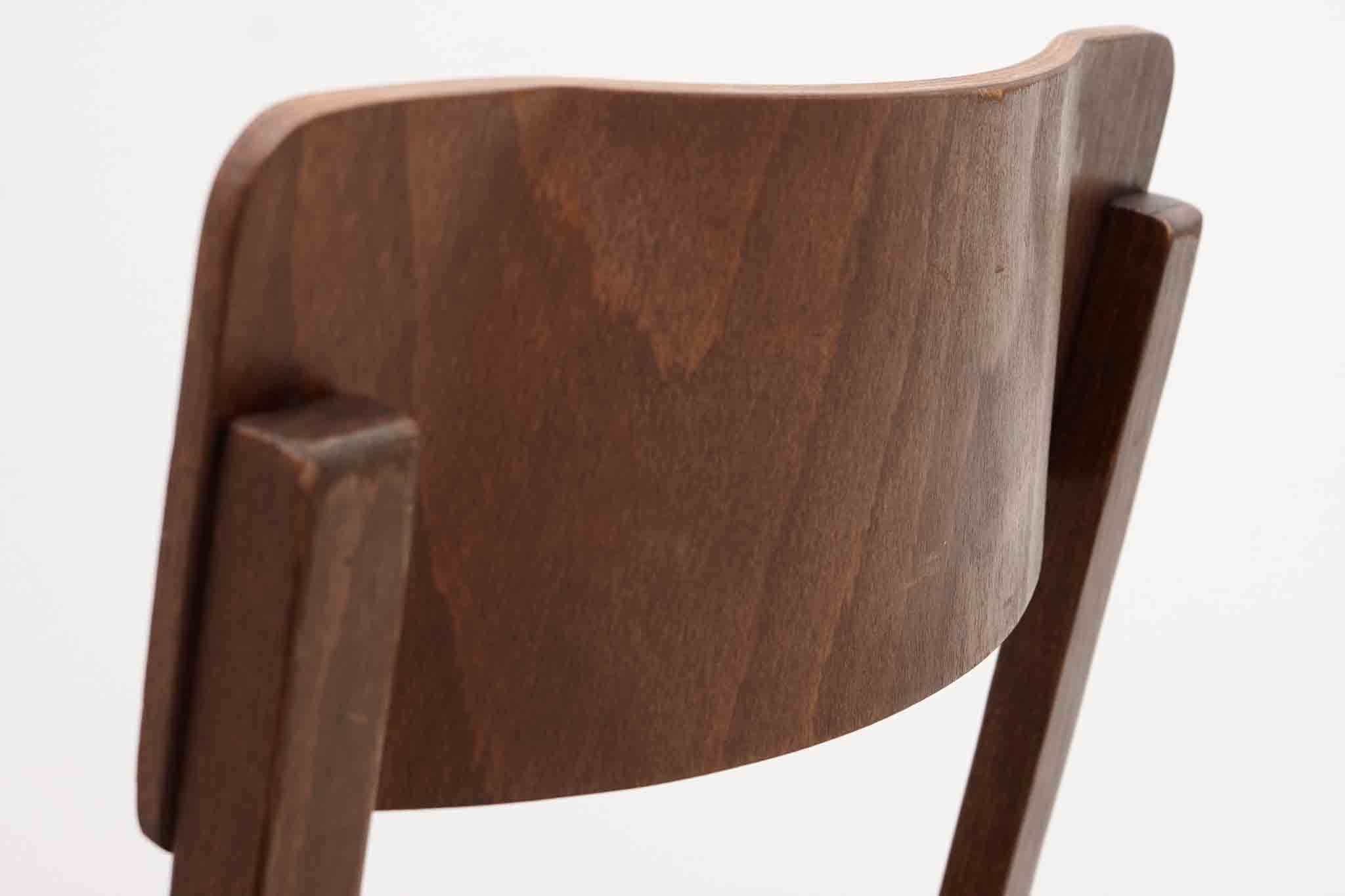 Chaise style scandinave ébène