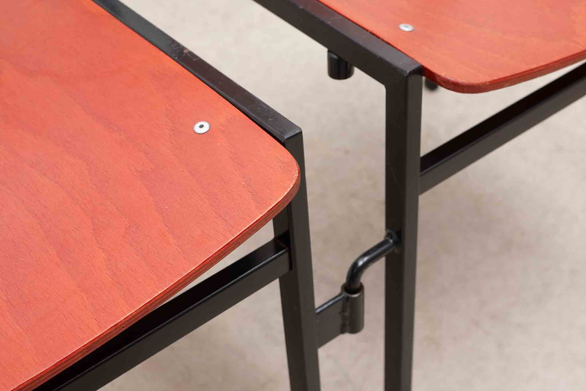 Chaises Gijs van der Sluis rouge et noir