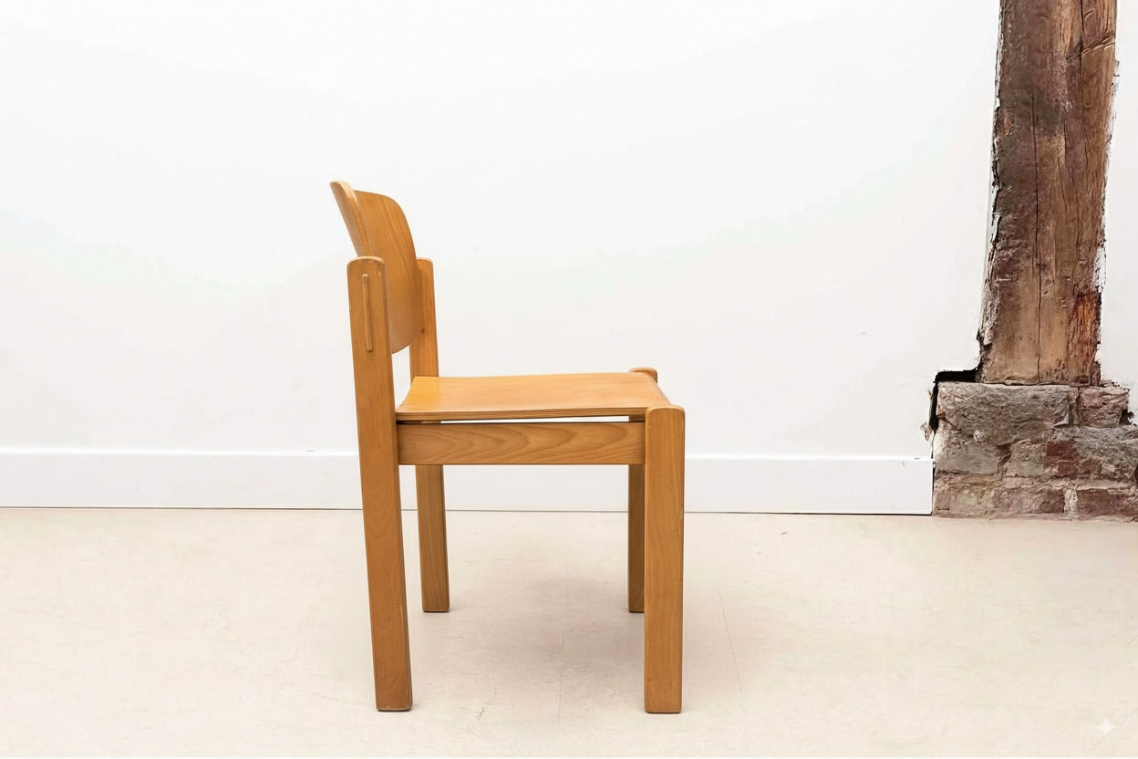 Chaise style scandinave "omega" hêtre