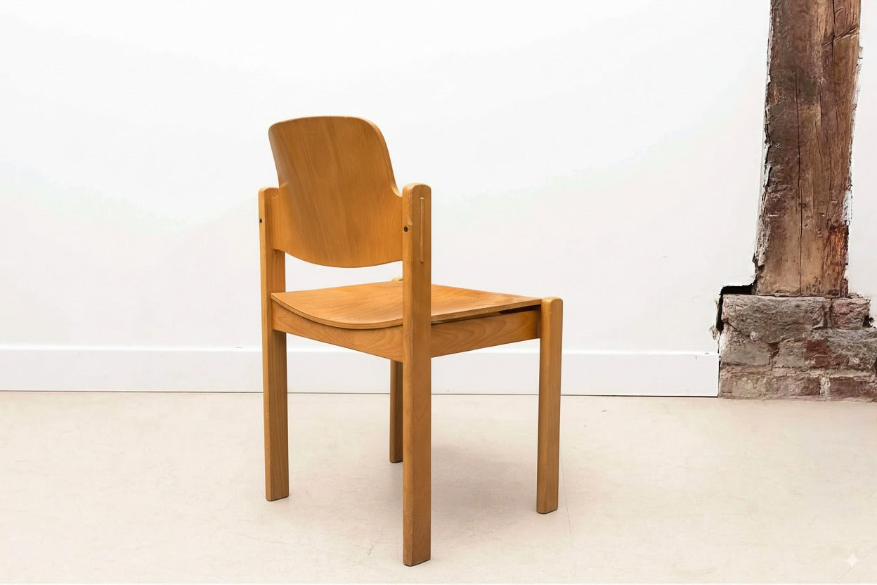 Chaise style scandinave "omega" hêtre Cartel de Belleville
