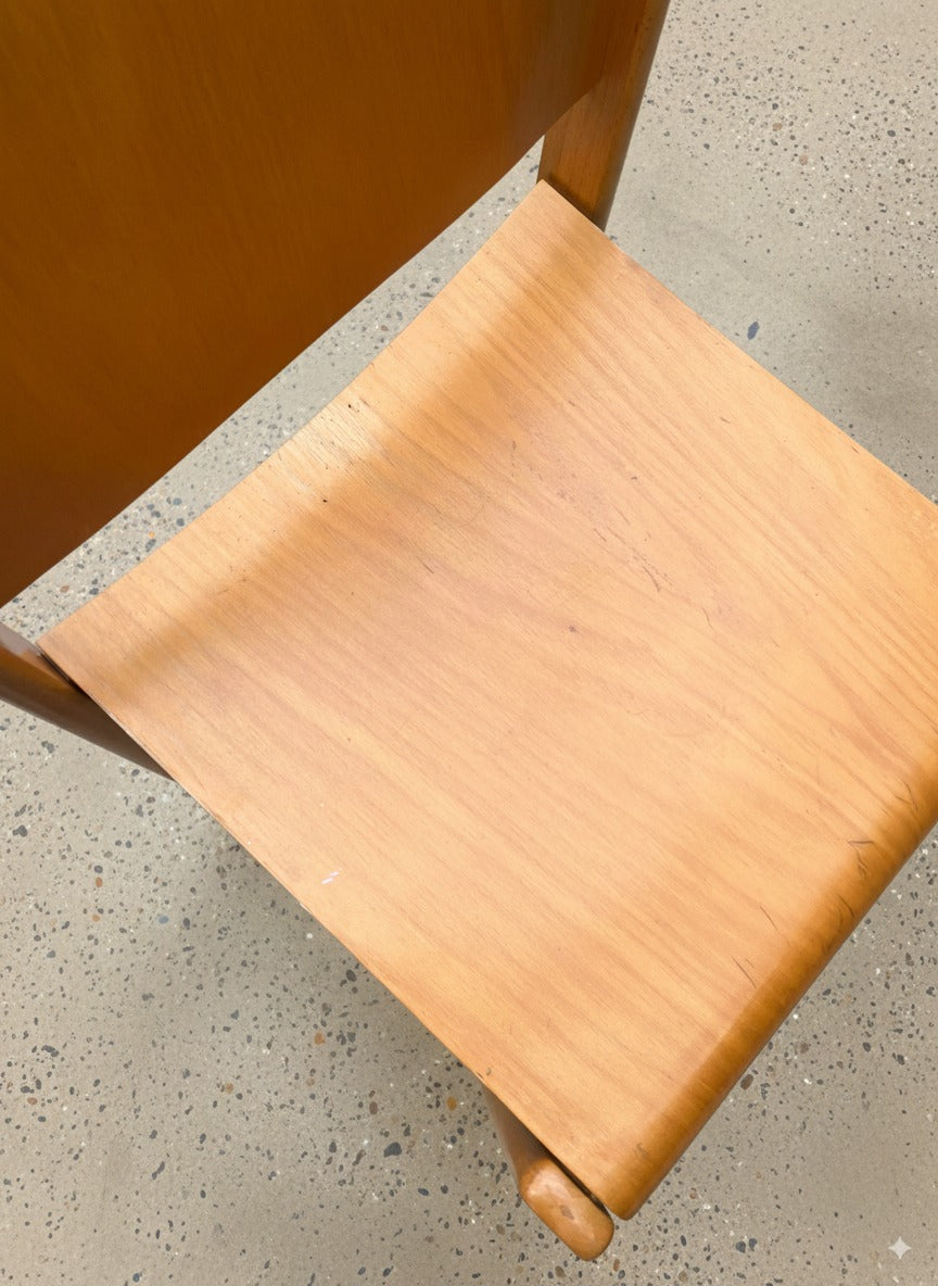 Chaise style scandinave "omega" hêtre