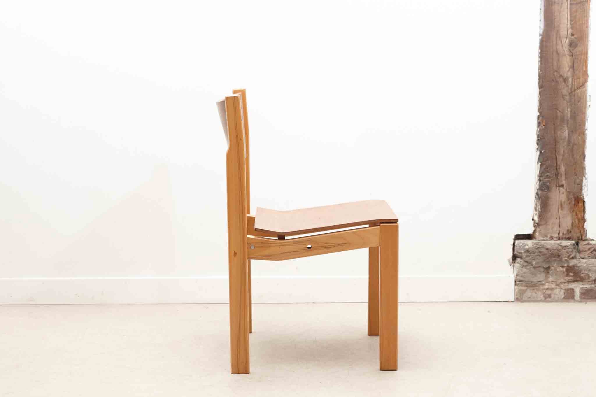 Chaise style scandinave chêne et hêtre Cartel de Belleville