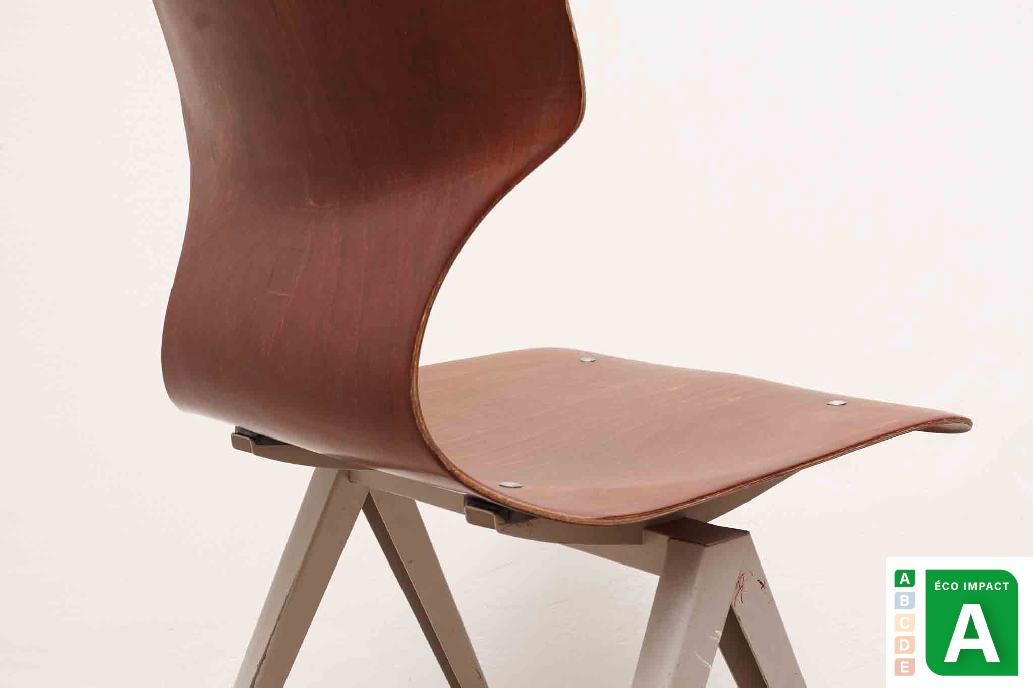 Chaise Galvanitas S19 chêne / blanc 1ère edition