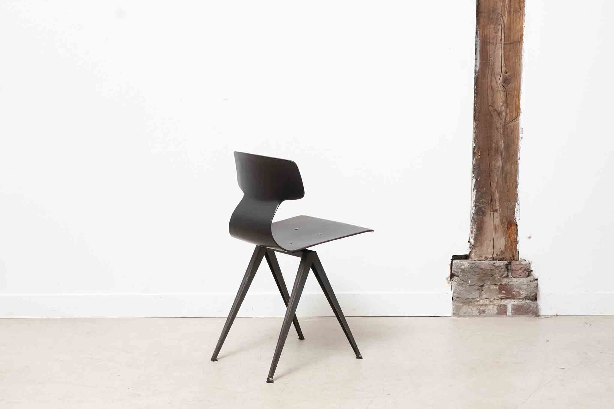 Galvanitas S14 Chair (1958) Ebony / Black