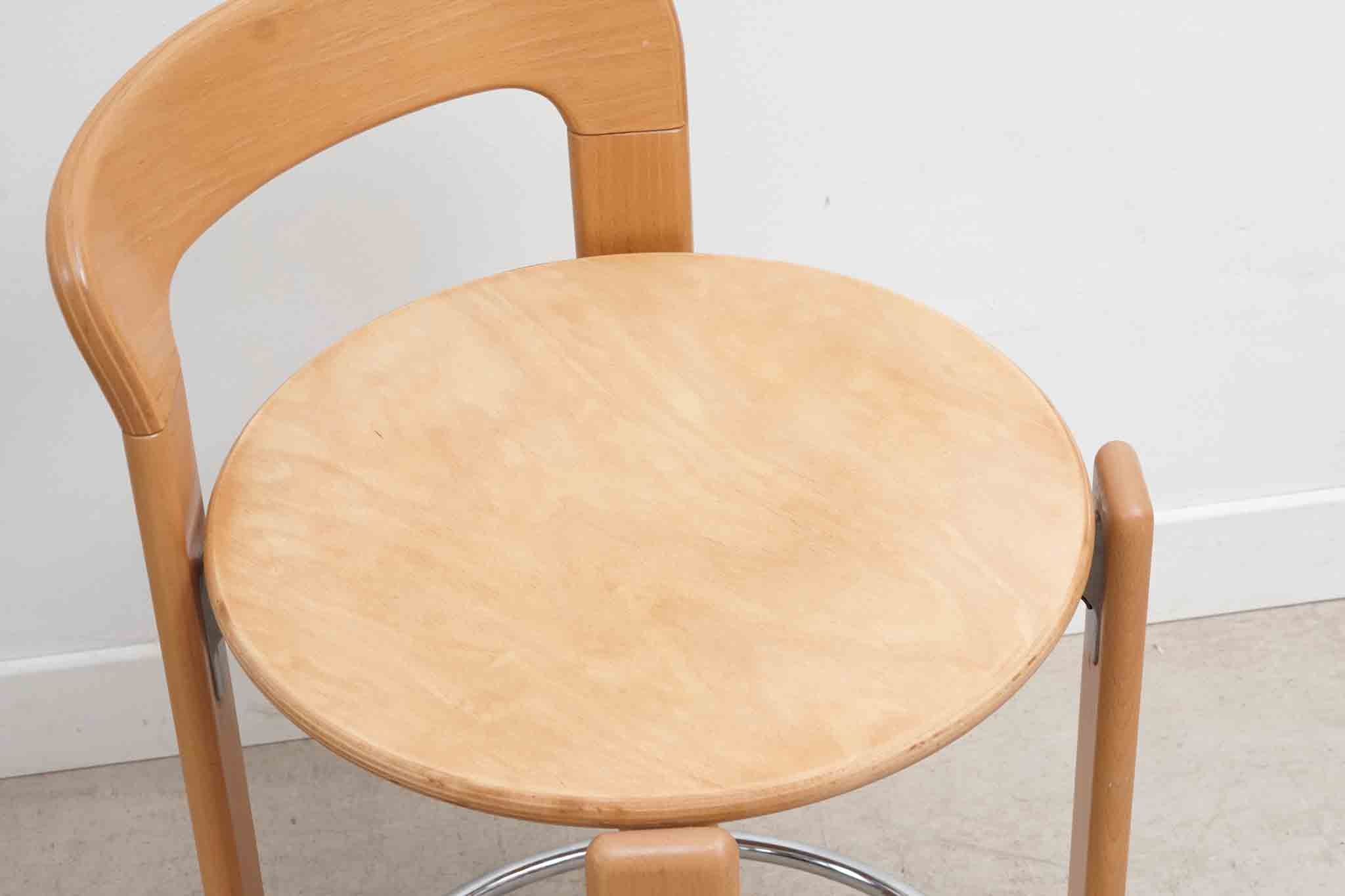 Chaise haute Bruno Rey chêne