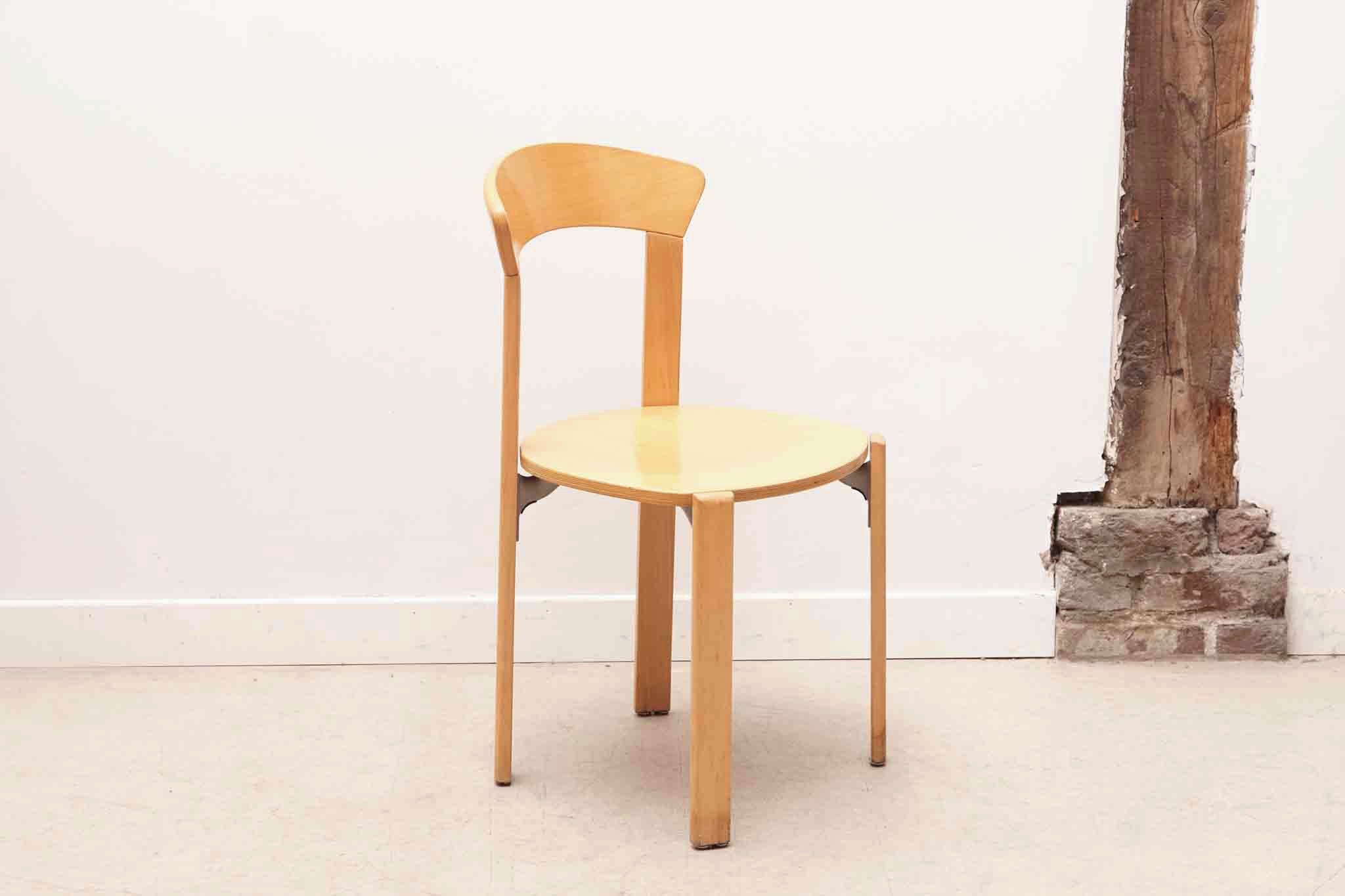 Chaise style Bruno Rey hêtre