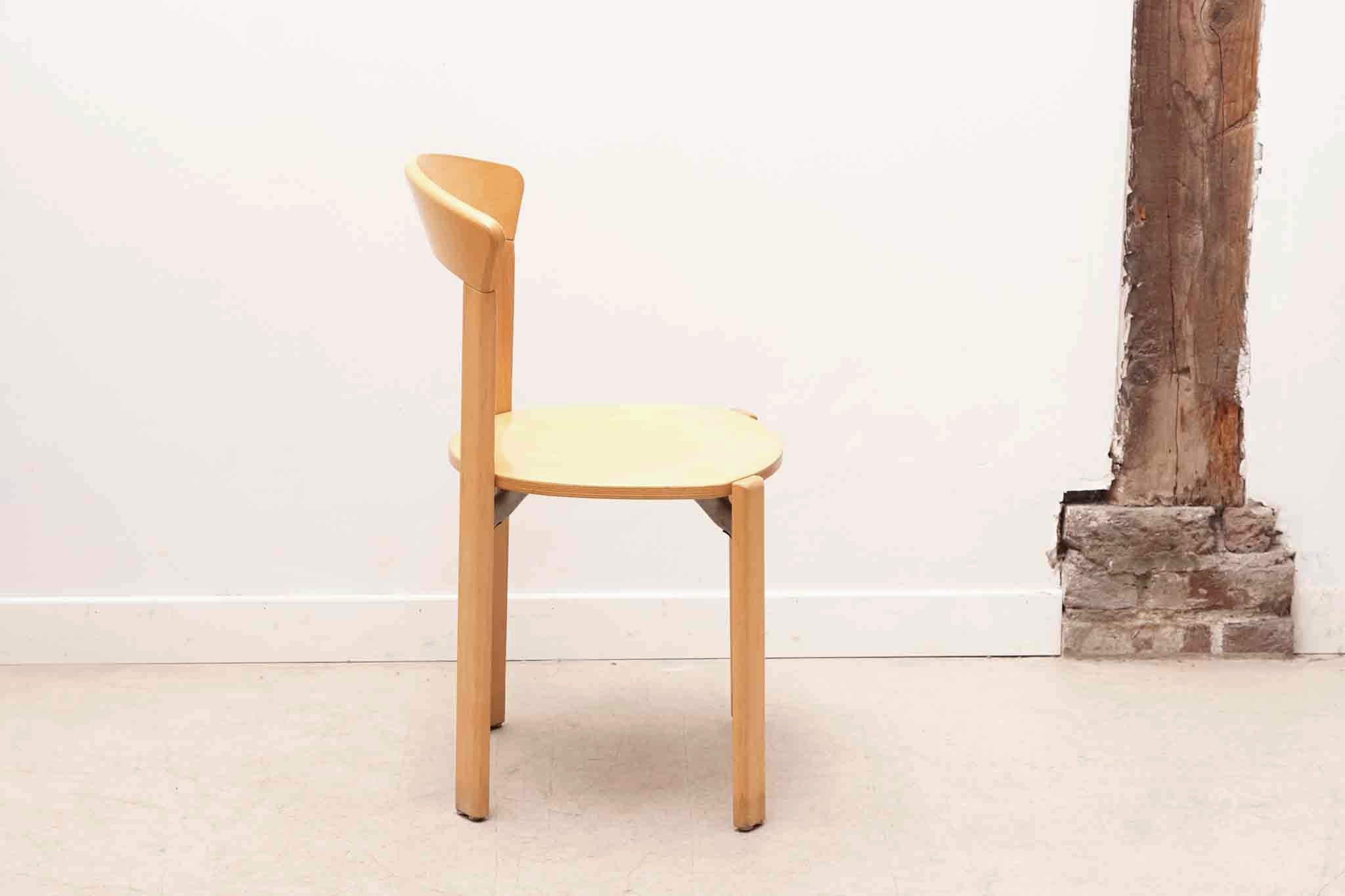 Chaise style Bruno Rey hêtre