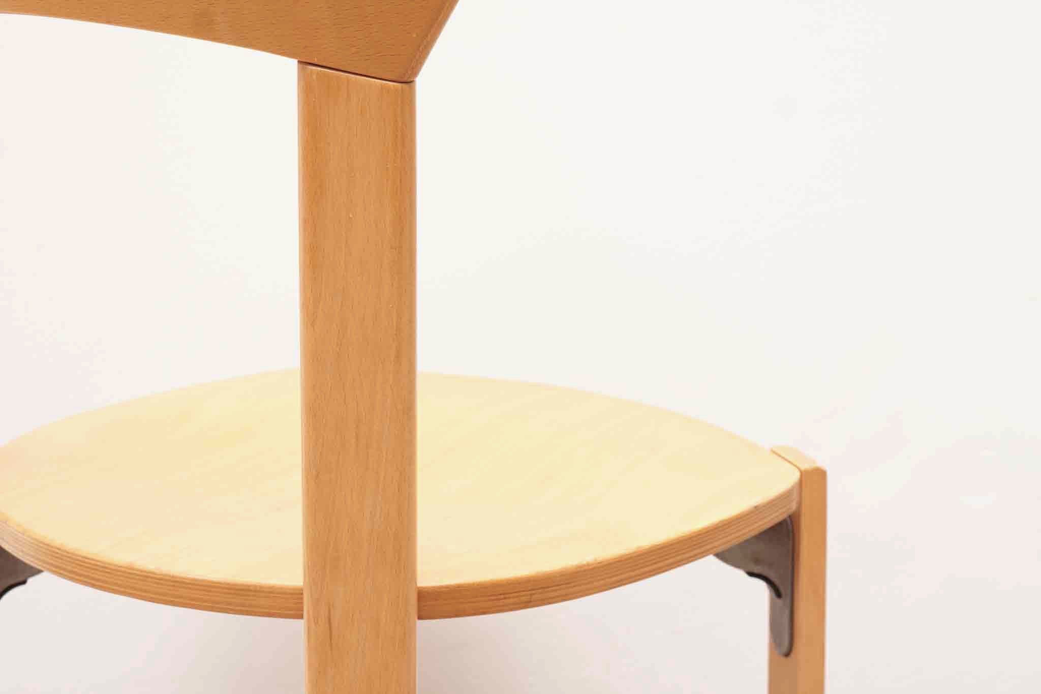 Chaise style Bruno Rey hêtre