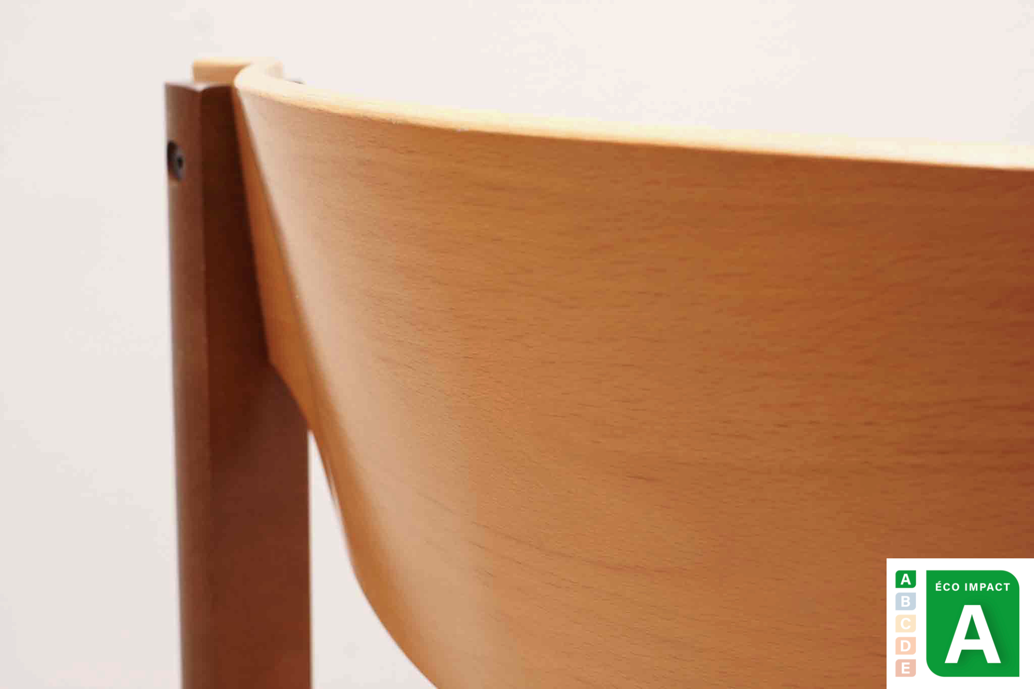 Chaise style scandinave chêne / hêtre Cartel de Belleville