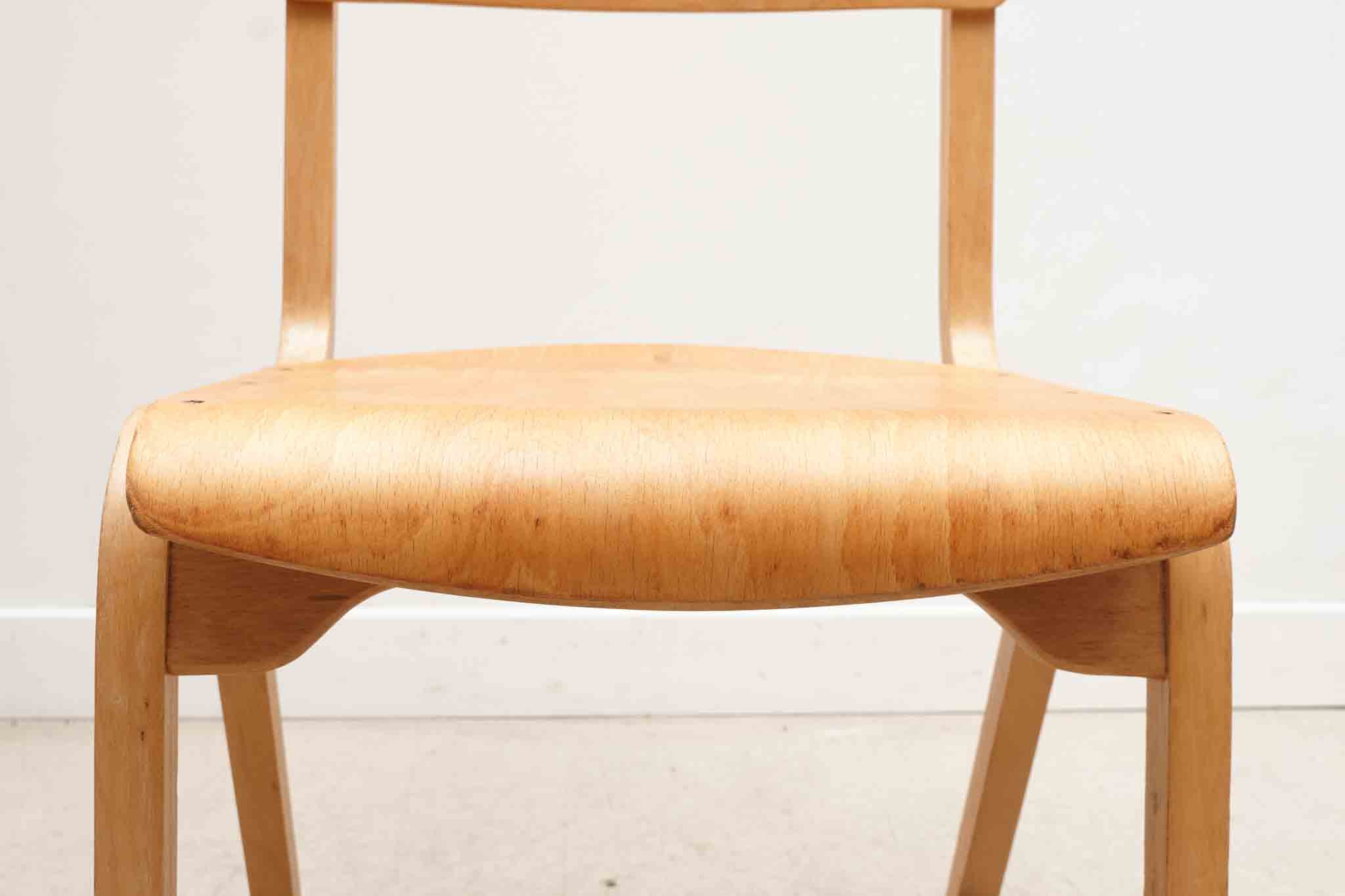 Chaise style scandinave hêtre Cartel de Belleville