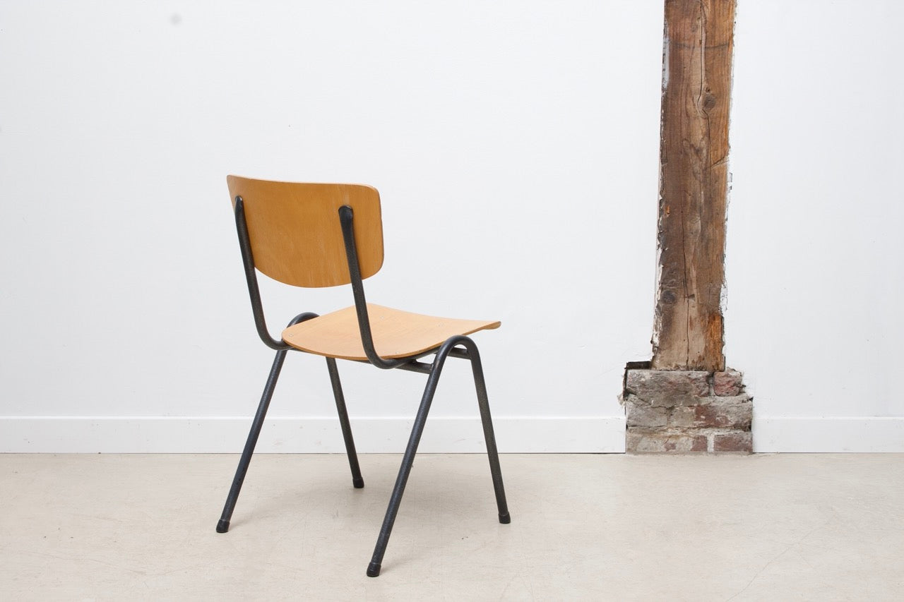 Chaise Eromes F4 hêtre / gris