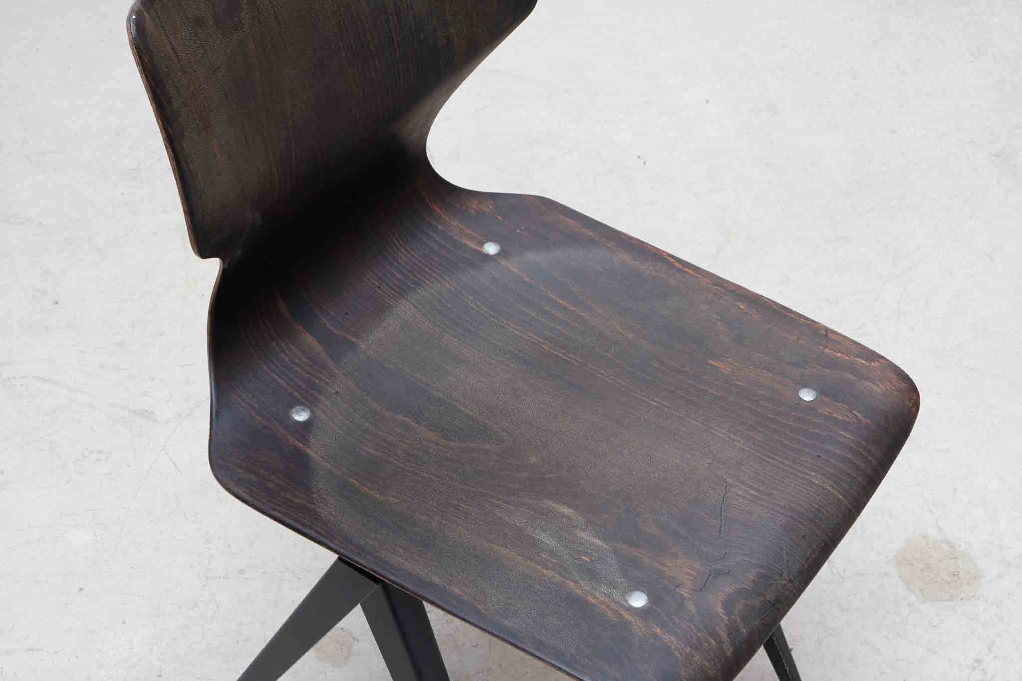 Chaise Galvanitas S19 ébène / noir