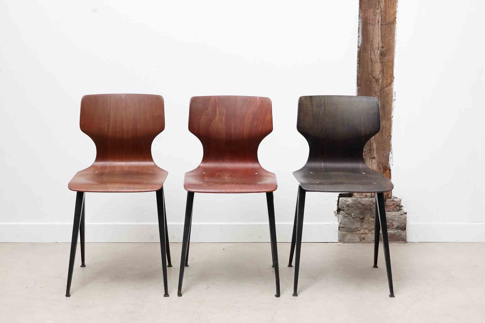 Chaise Galvanitas S19 ébène / noir