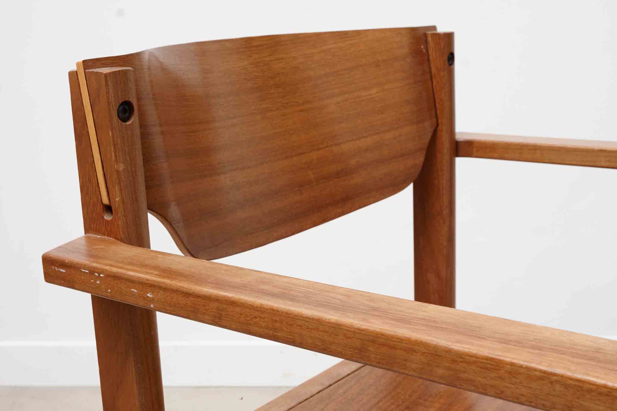 Chaise style scandinave avec accoudoirs