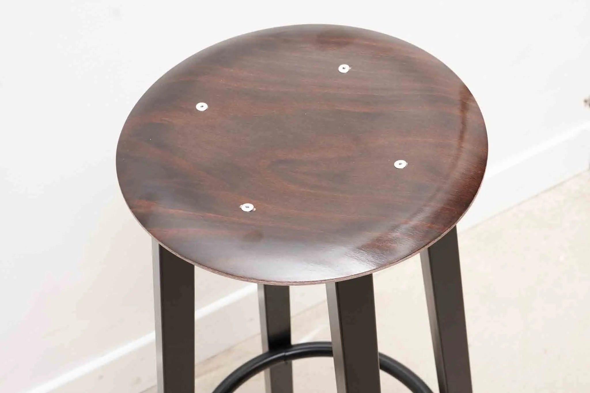 Tabouret de bar assise en pagholz Cartel de Belleville