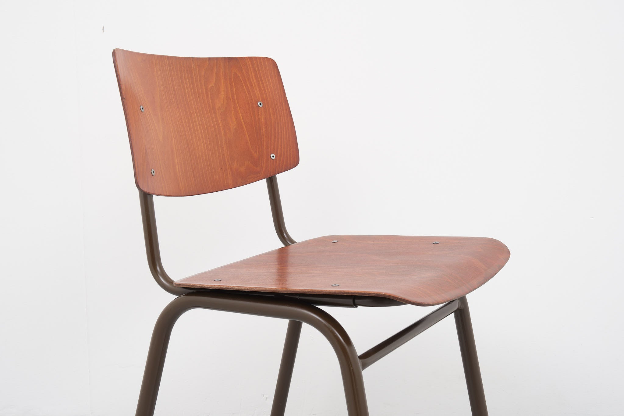 Chaise Marko chêne et marron