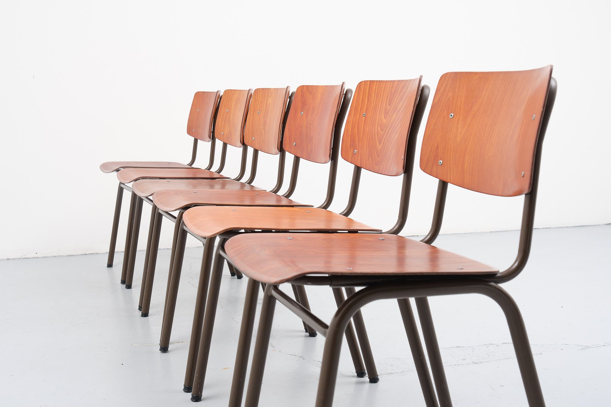 Chaise Marko chêne et marron