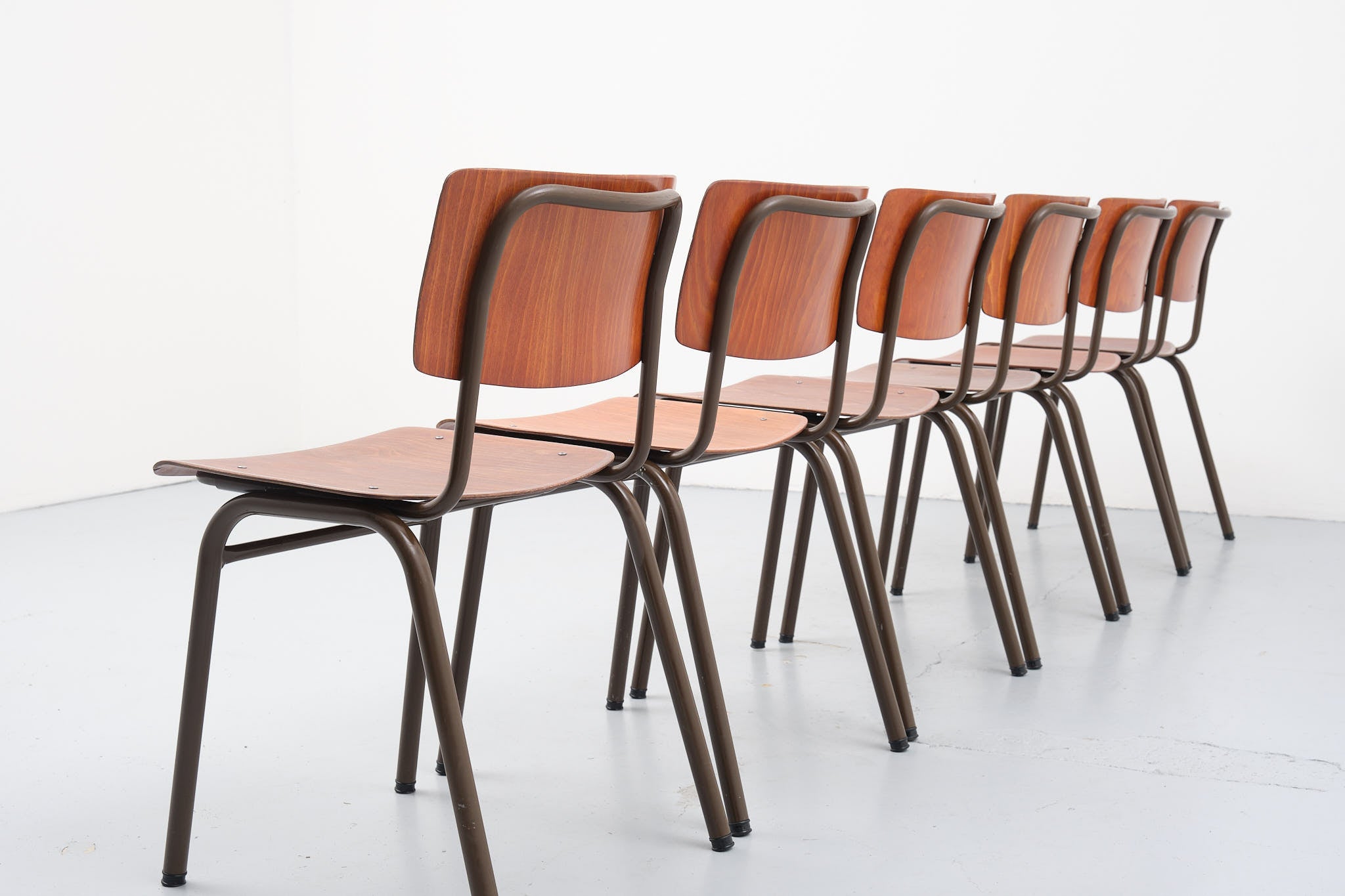 Chaise Marko chêne et marron