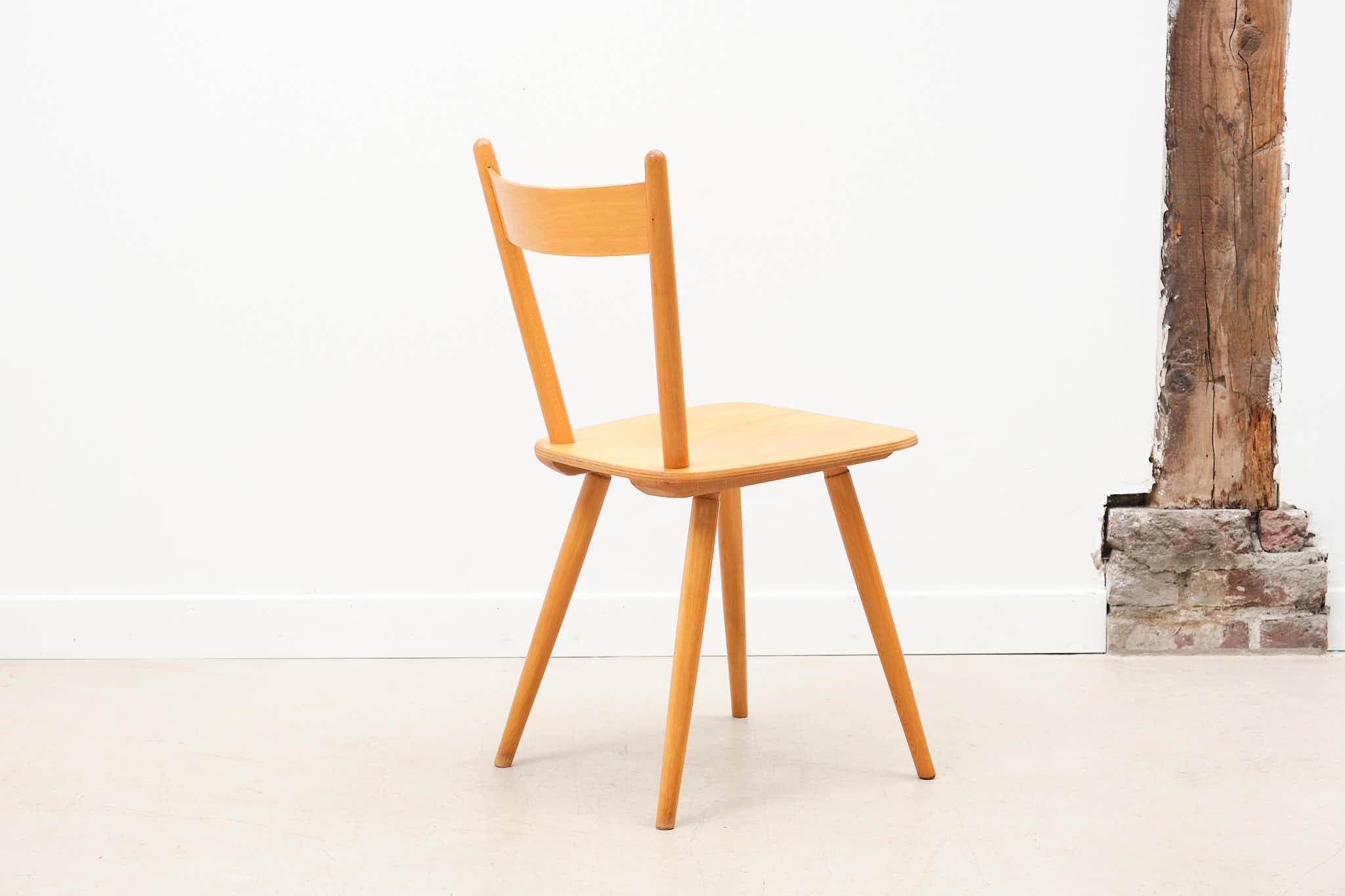 Chaise bistrot style Tubinger n°13 hêtre