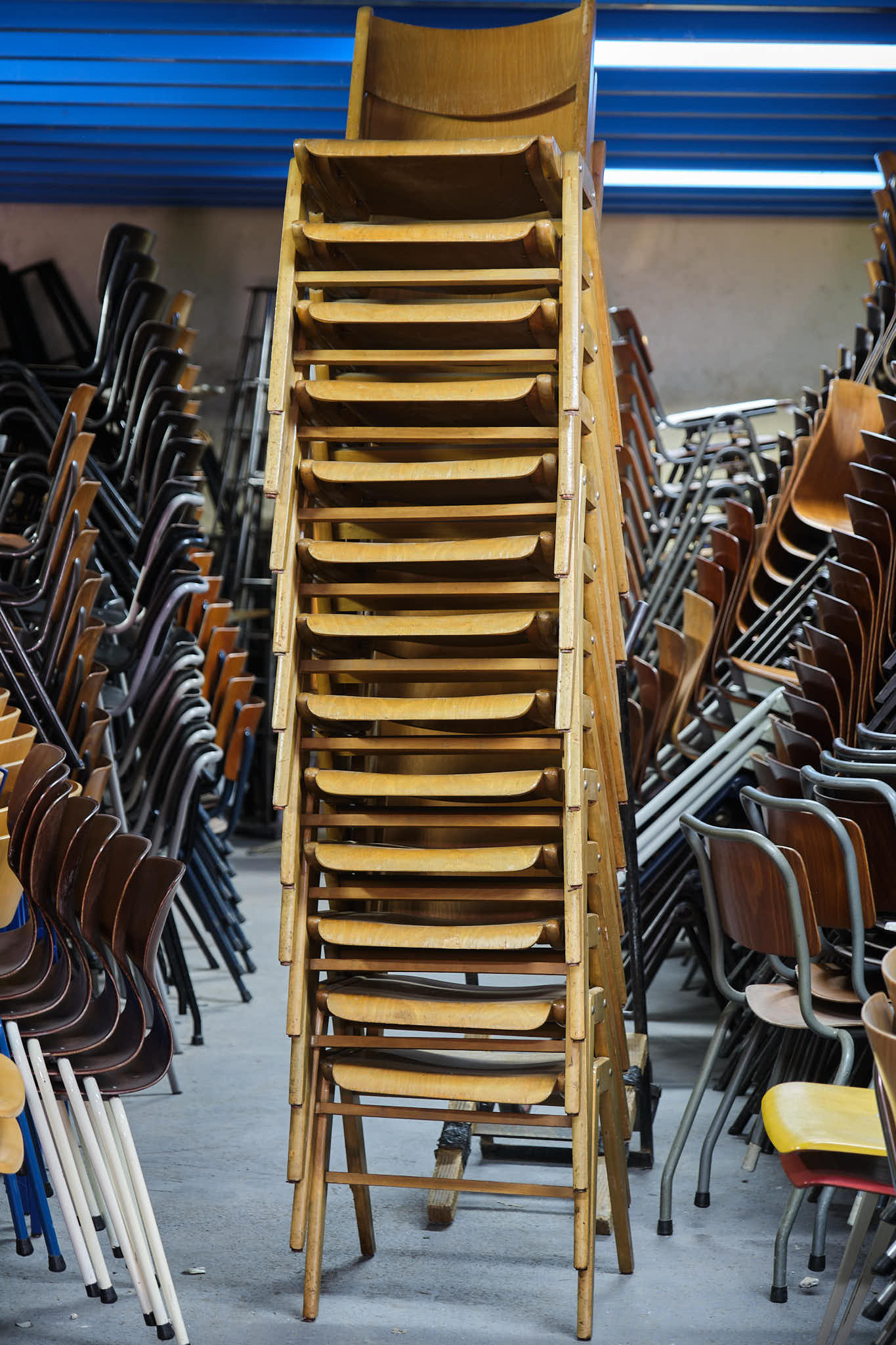 Chaise style scandinave hêtre