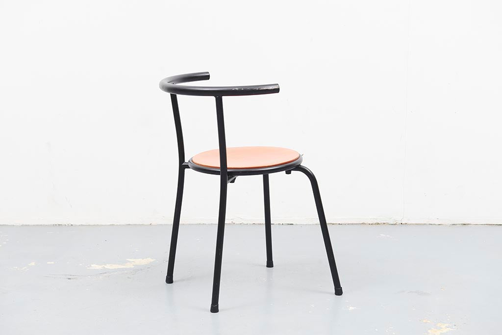 Chaises bistrot "japonaise" chêne et noir