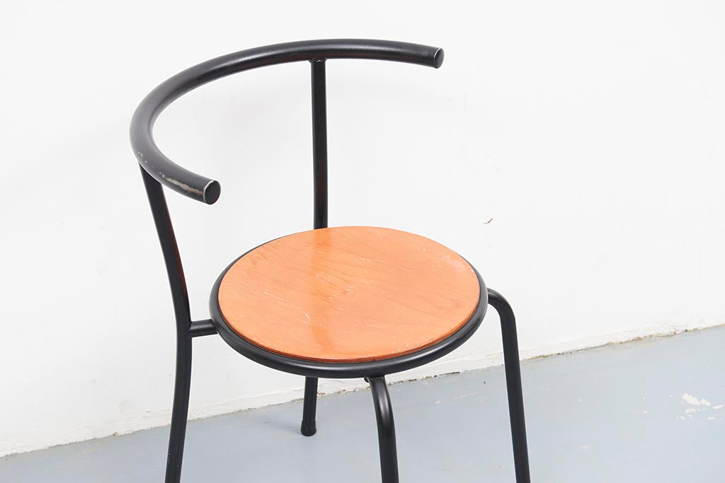 Chaises bistrot "japonaise" chêne et noir Cartel de Belleville