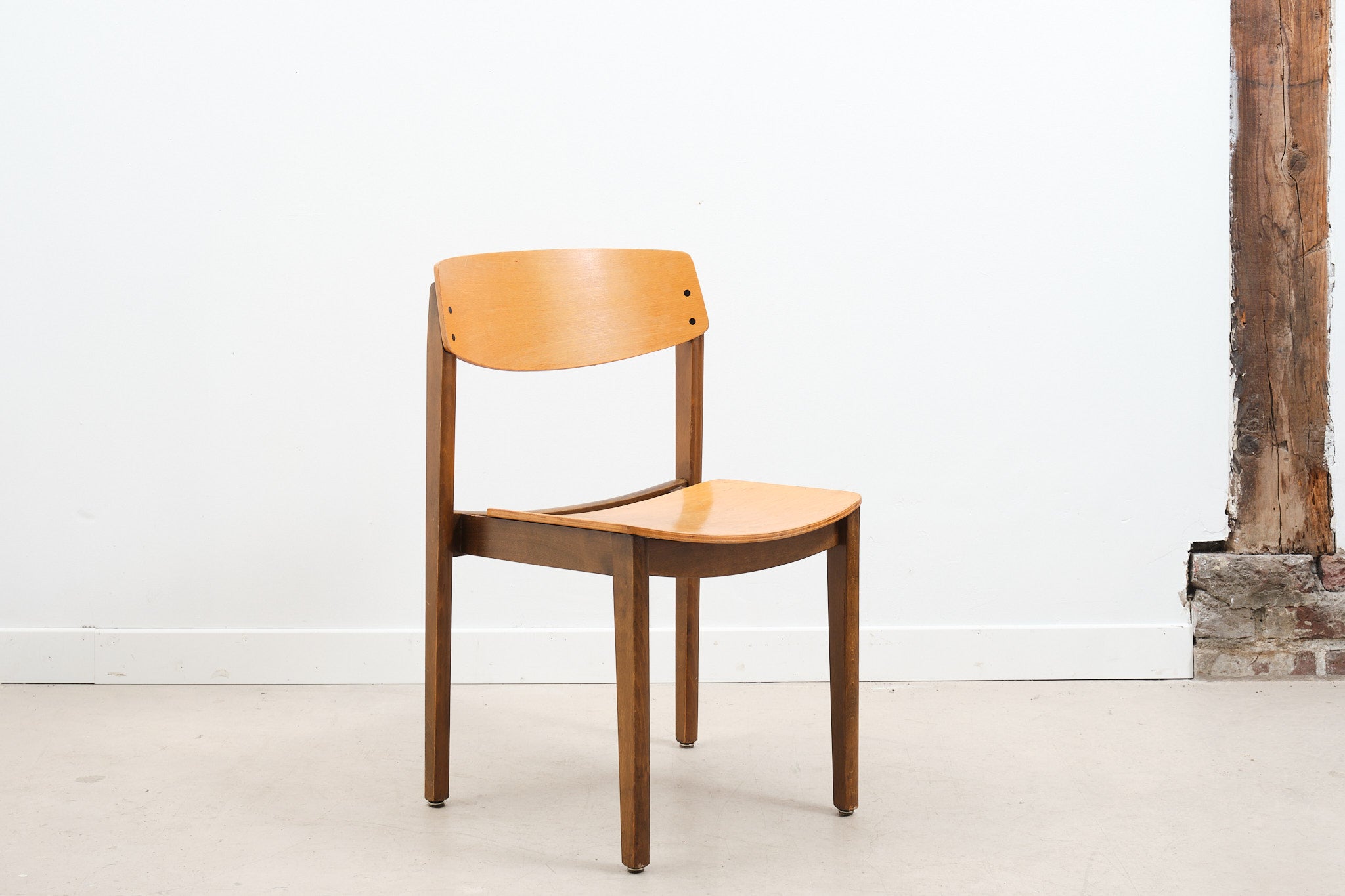 Chaise style Gascoin bicolore