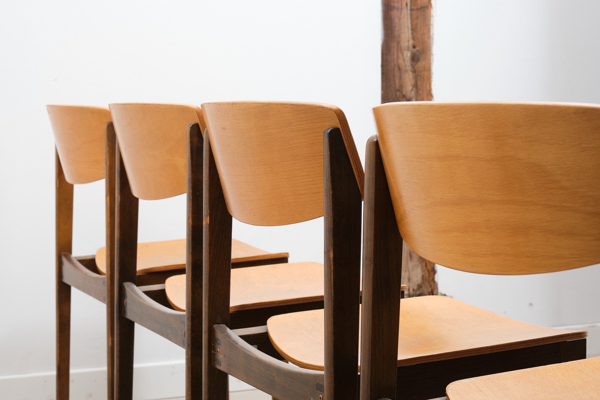 Chaise style Gascoin bicolore