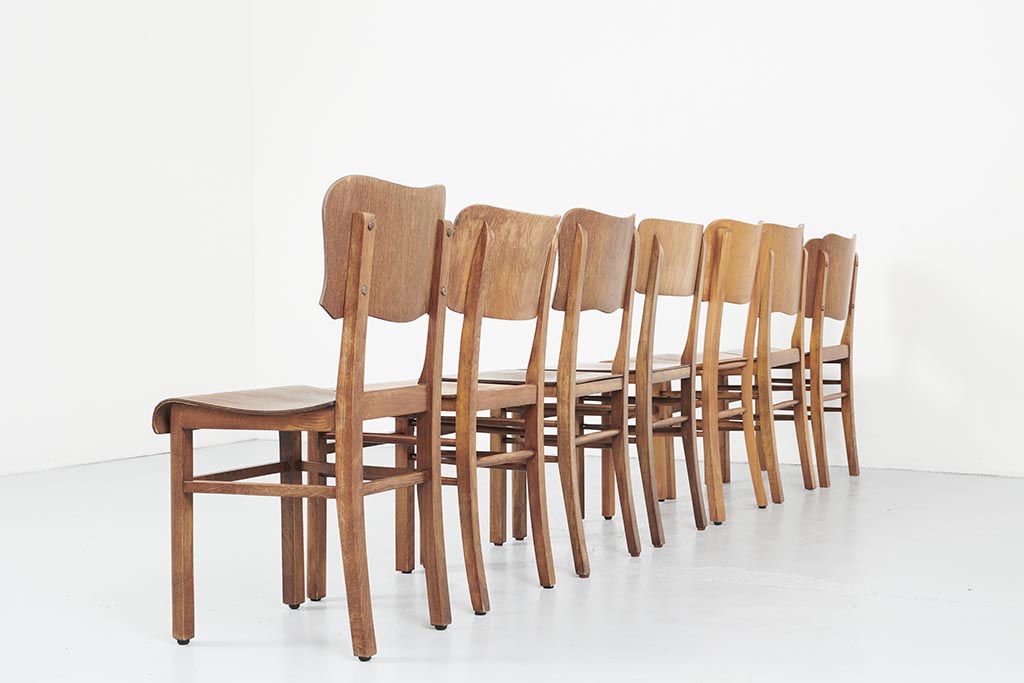 Chaise bistrot western chêne