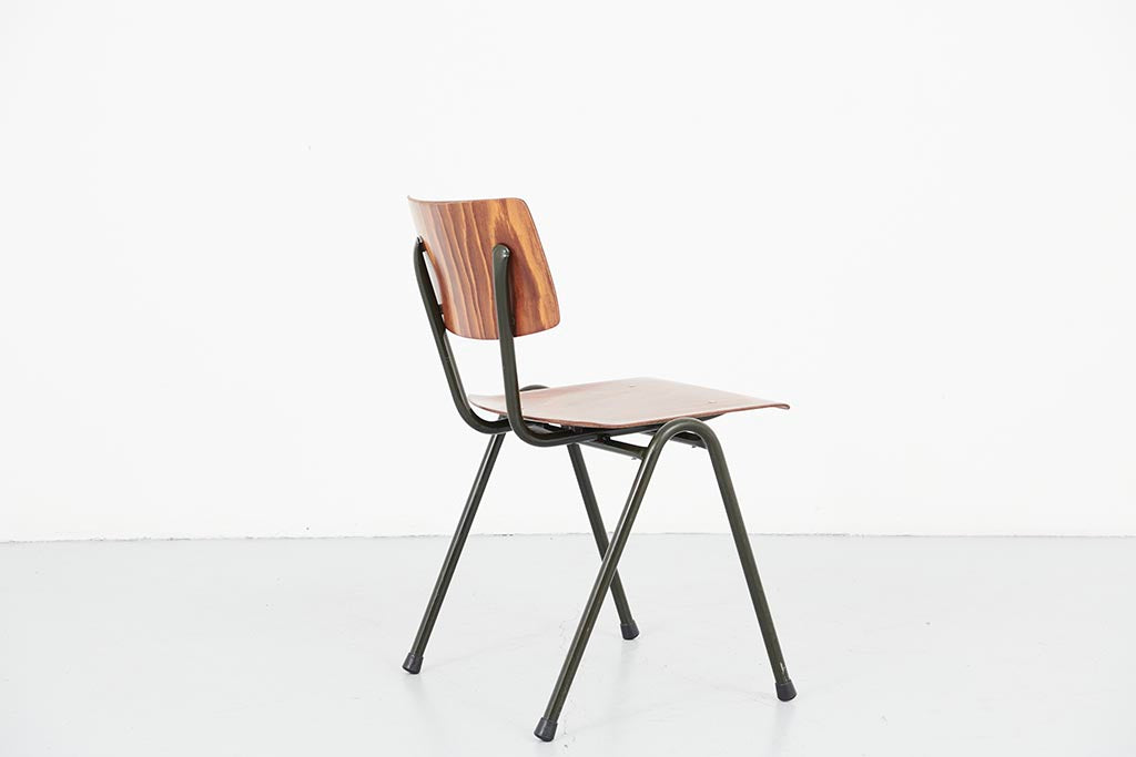 Eromes stackable oak chair