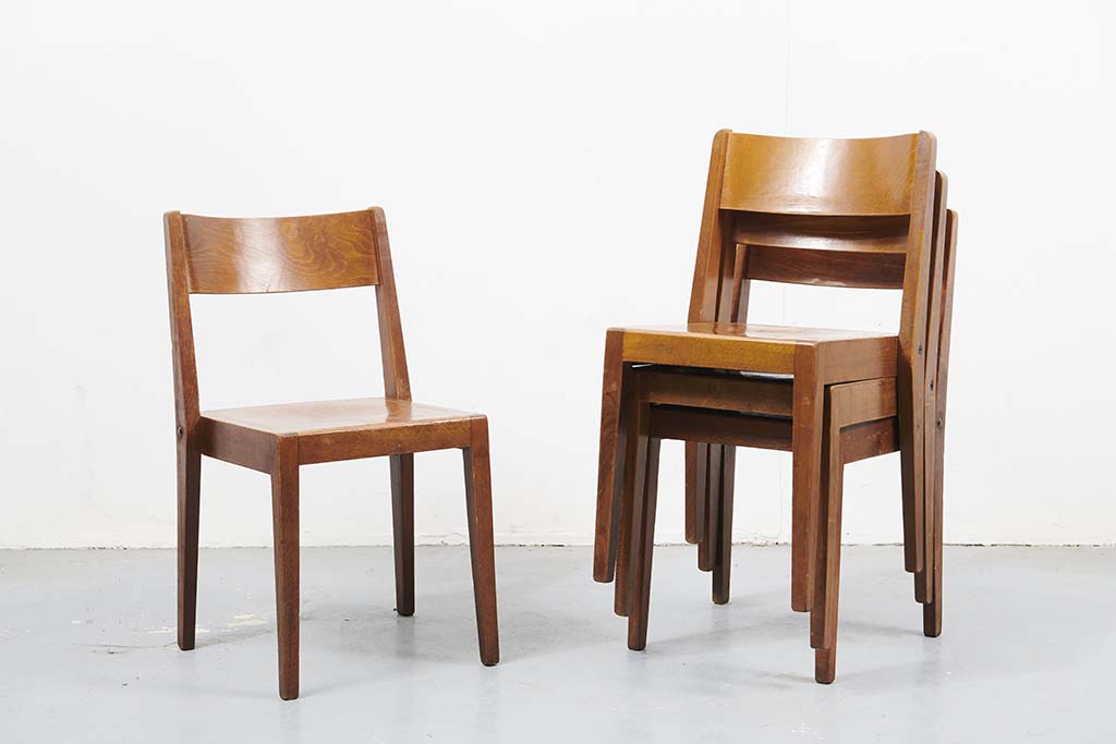 Chaises bistrot vintage - Cartel de Belleville mobilier vintage paris